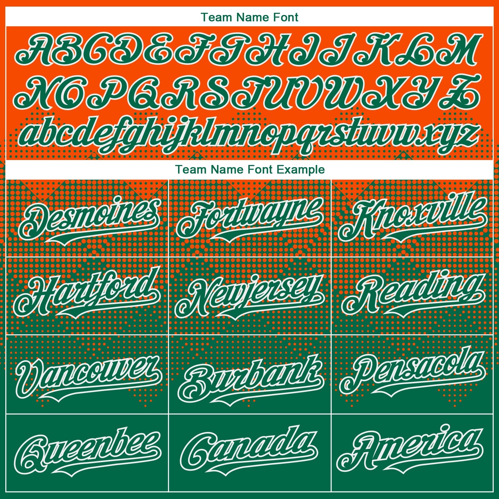 Custom Orange Kelly Green-White Gradient Square Shape 3D Pattern Design Bomber Full-Snap Varsity Letterman Hoodie Jacket view 4