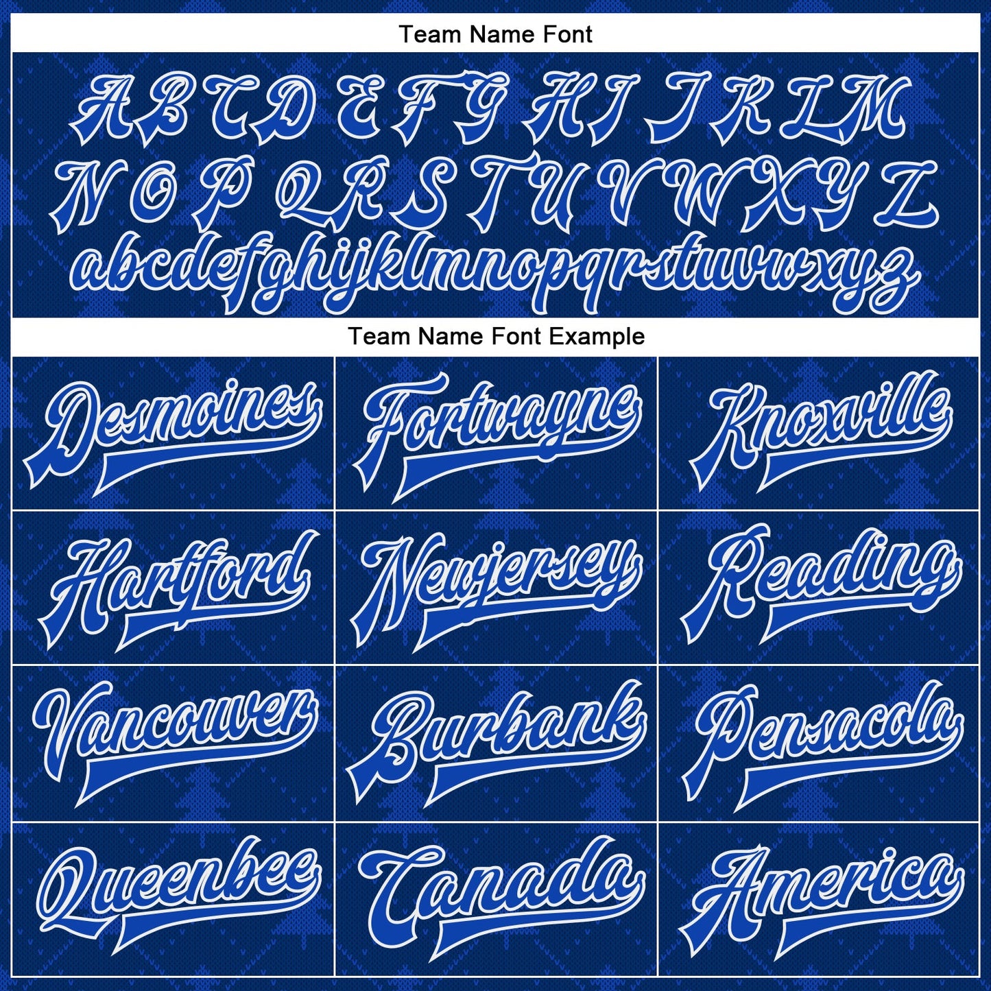 Custom Navy Thunder Blue-White Christmas 3D Bomber Full-Snap Varsity Letterman Jacket view 6