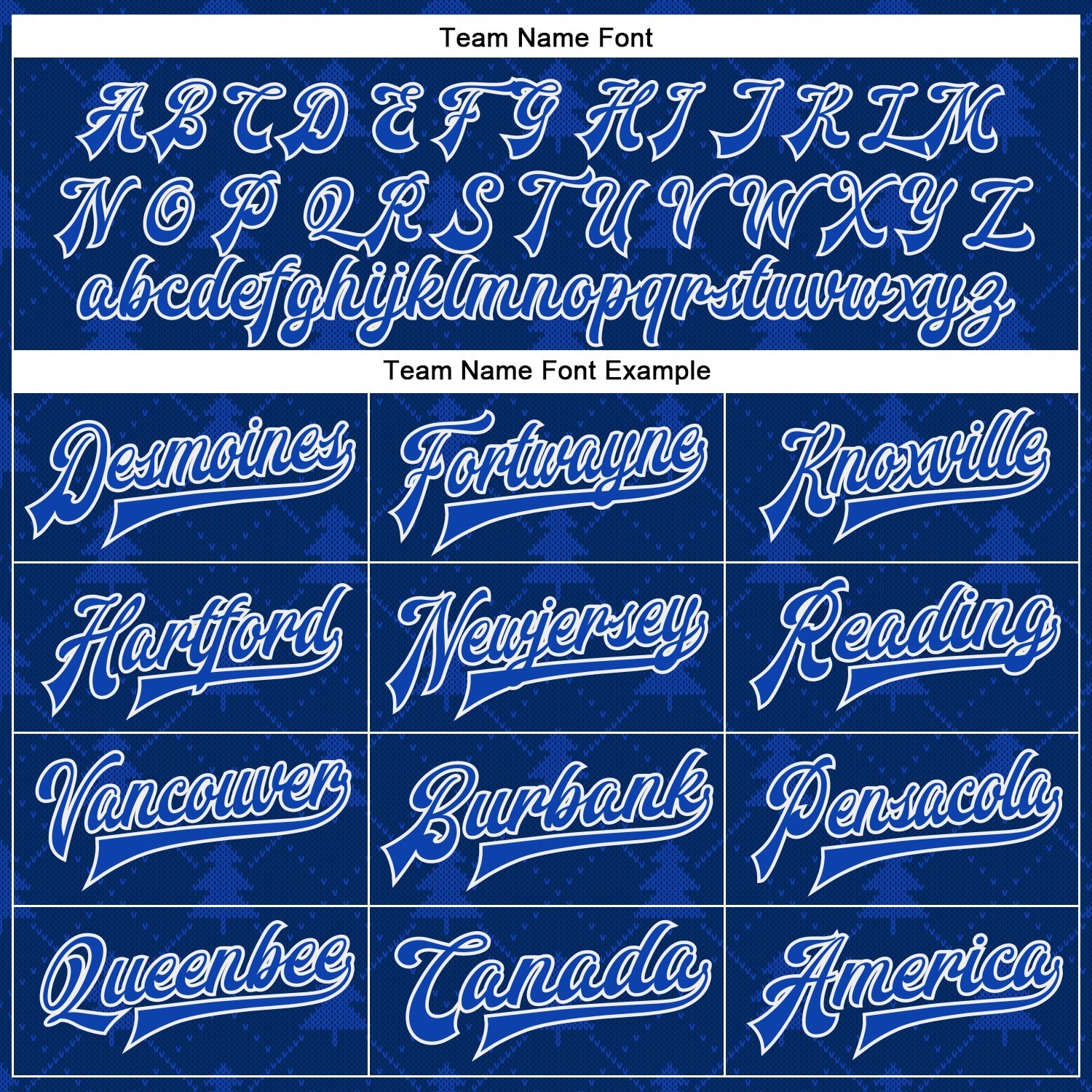 Custom Navy Thunder Blue-White Christmas 3D Bomber Full-Snap Varsity Letterman Jacket view 6