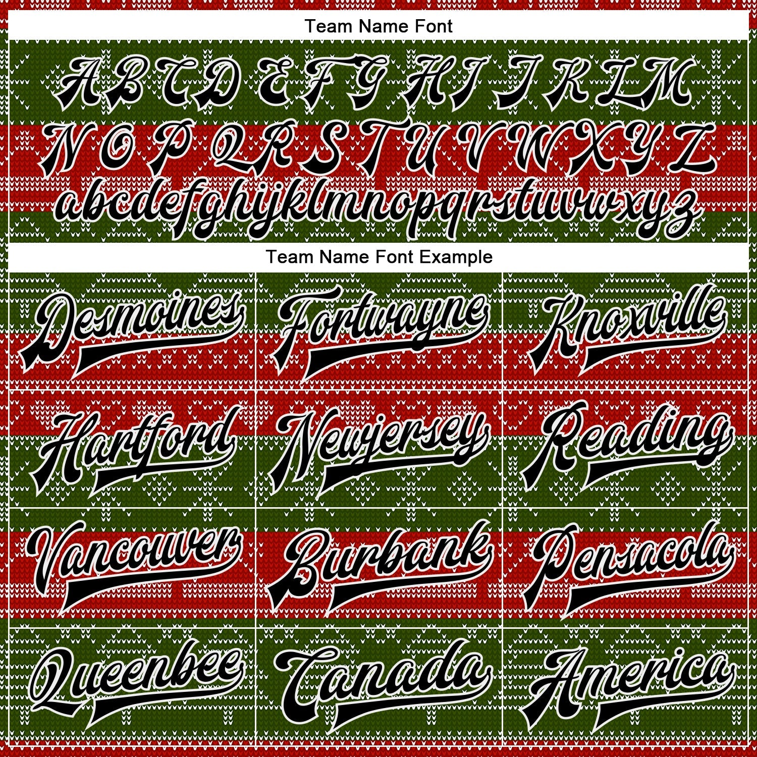 Custom Red Black-Green Christmas 3D Bomber Full-Snap Varsity Letterman Jacket view 6
