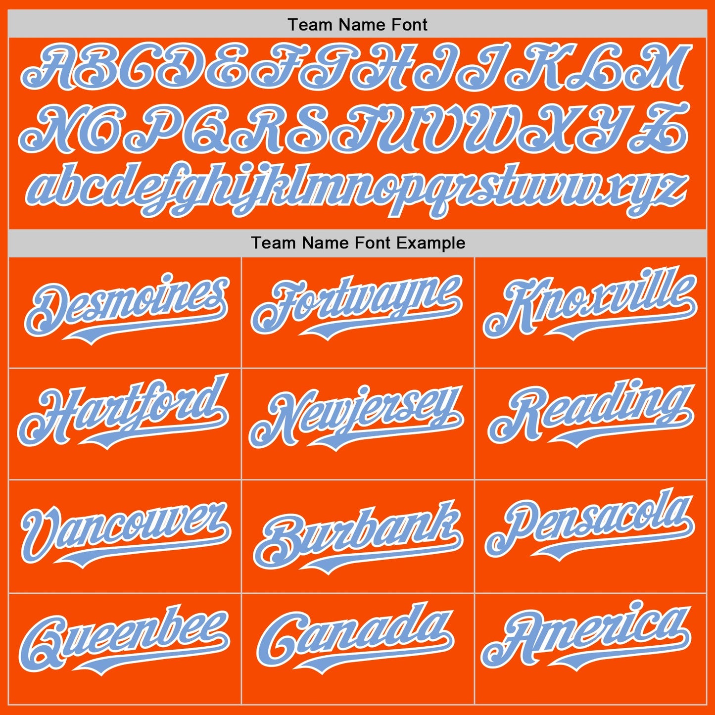 Custom Orange Light Blue-White Bomber Full-Snap Varsity Letterman Two Tone Hoodie Jacket view 4