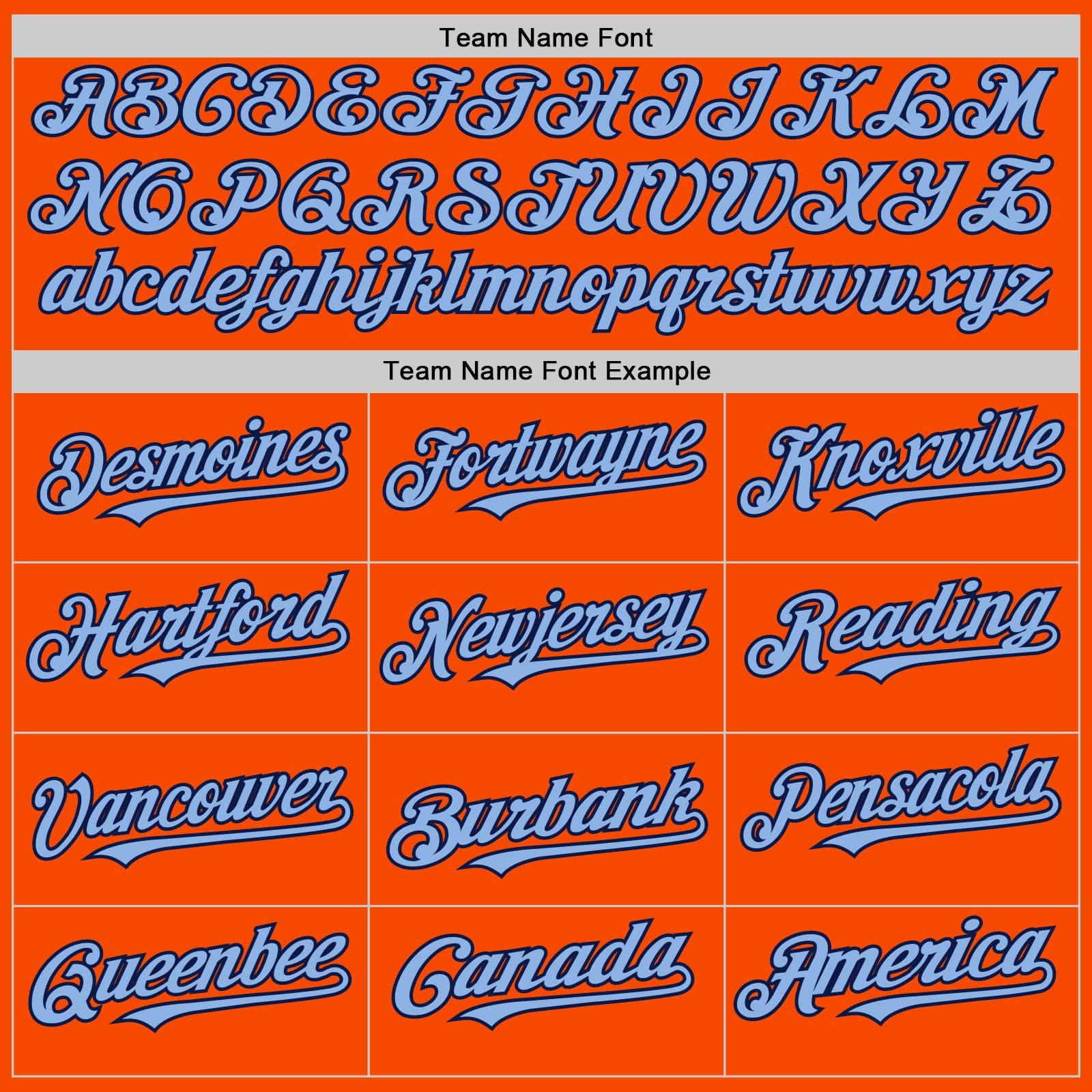 Custom Orange Light Blue-Navy Bomber Full-Snap Varsity Letterman Two Tone Hoodie Jacket view 4