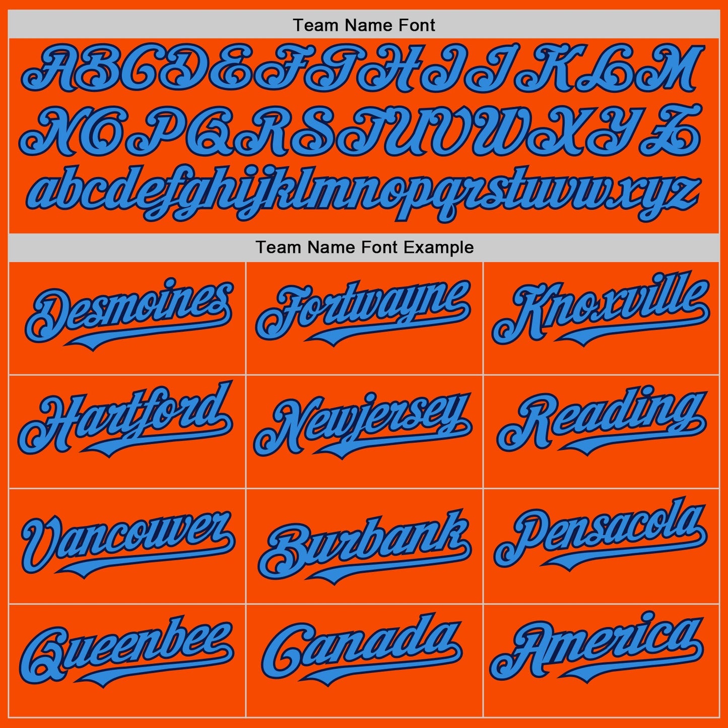 Custom Orange Powder Blue-Navy Bomber Full-Snap Varsity Letterman Two Tone Hoodie Jacket view 4