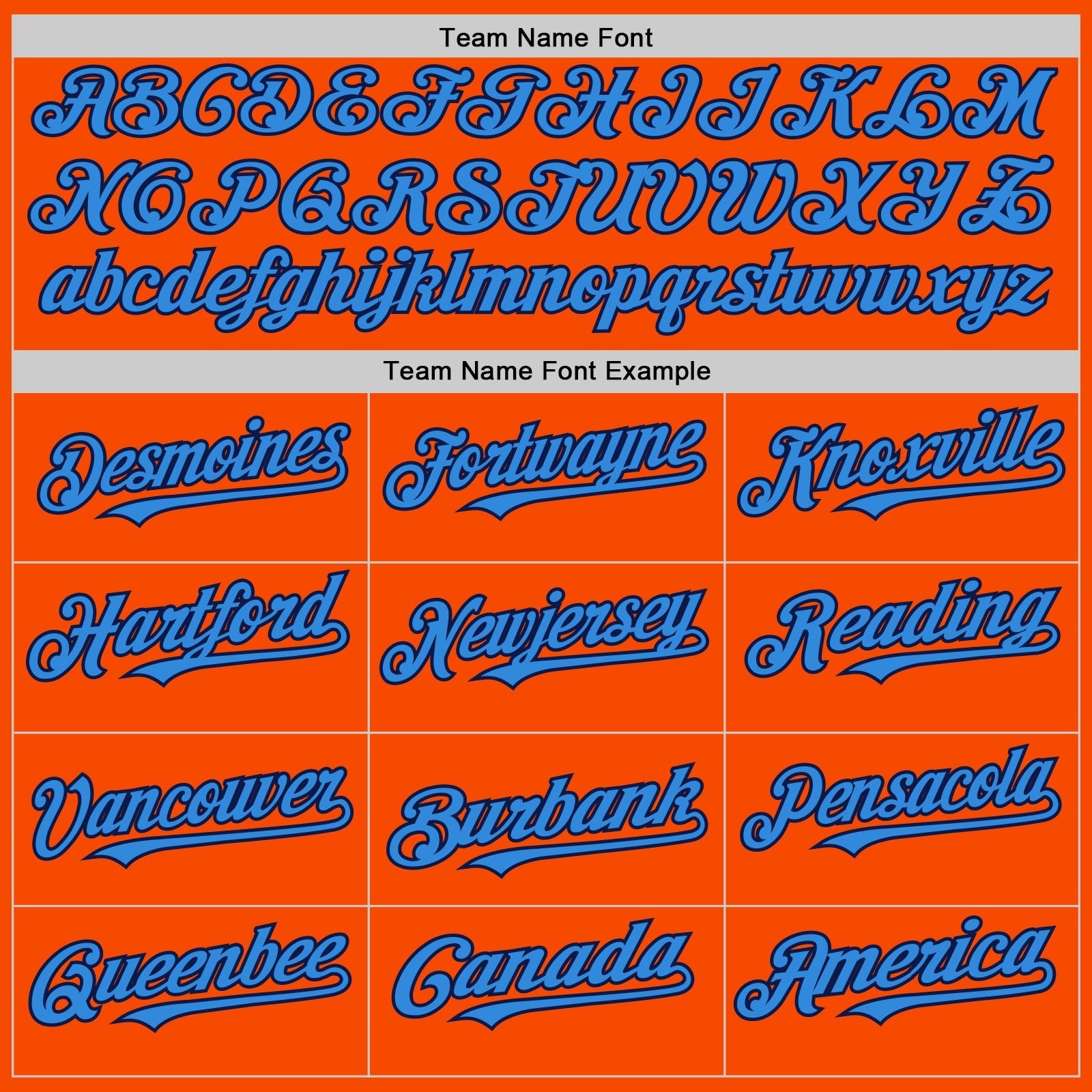 Custom Orange Powder Blue-Navy Bomber Full-Snap Varsity Letterman Two Tone Hoodie Jacket view 4