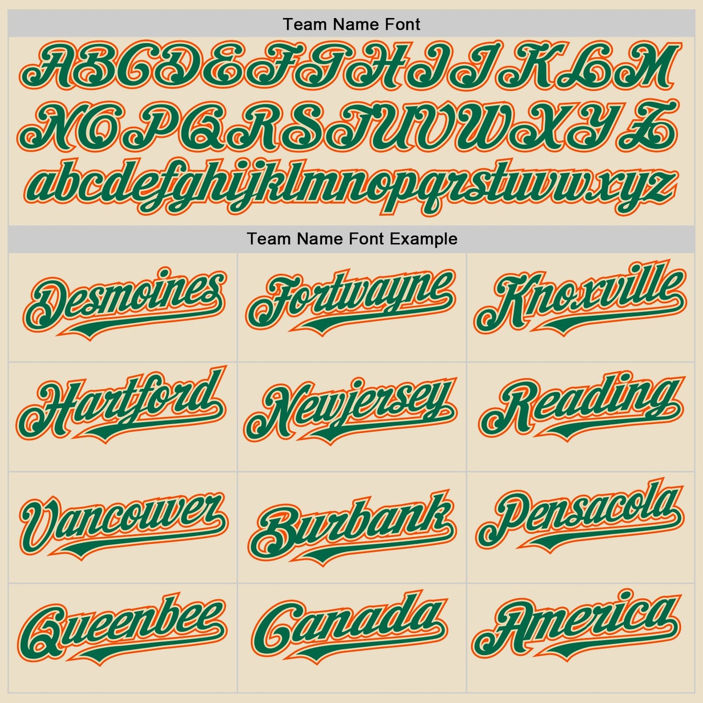 Custom Cream Kelly Green Orange-White Bomber Full-Snap Varsity Letterman Two Tone Hoodie Jacket view 4