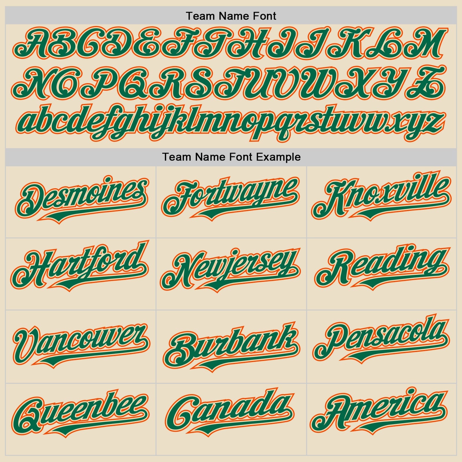 Custom Cream Kelly Green Orange-White Bomber Full-Snap Varsity Letterman Two Tone Hoodie Jacket view 4