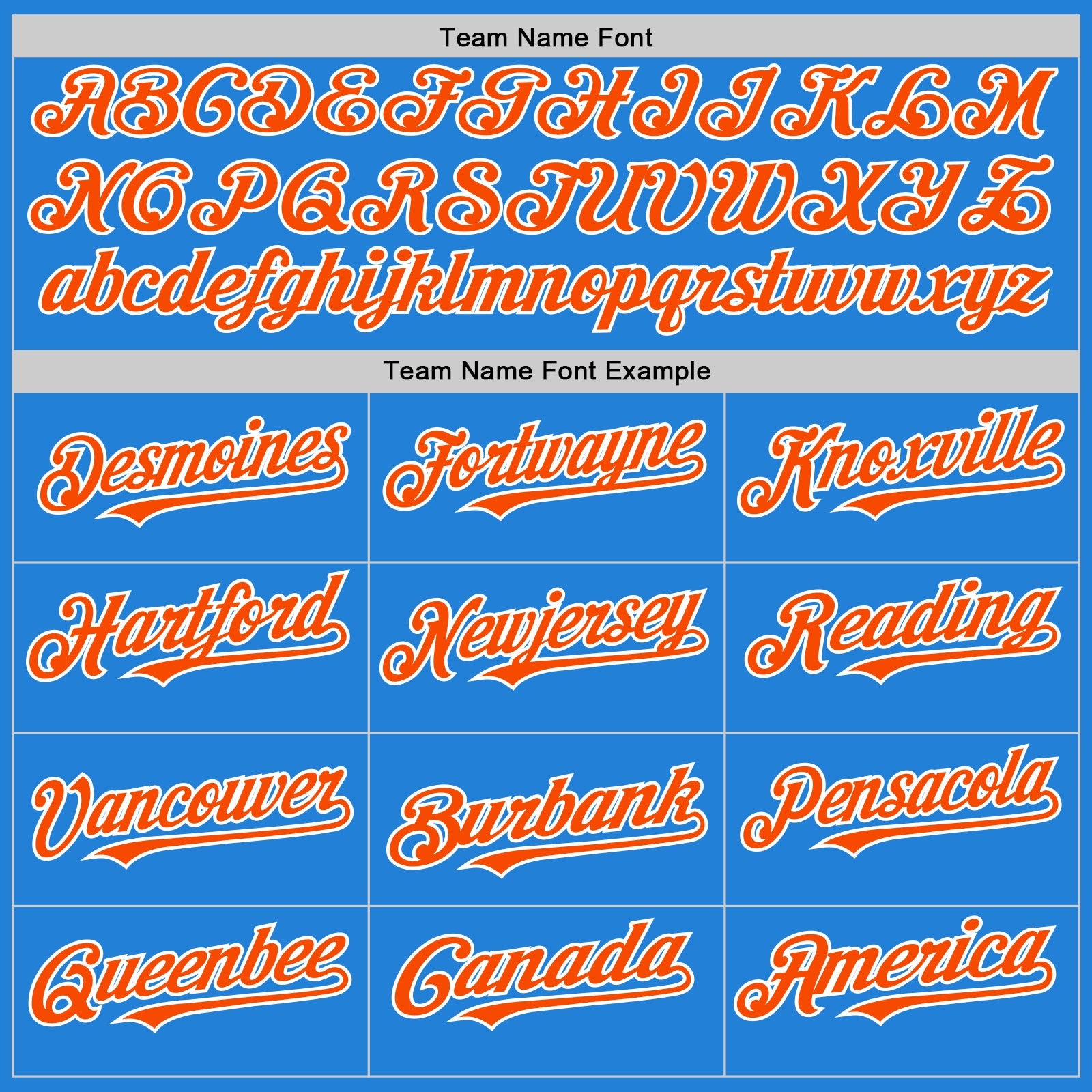 Custom Powder Blue Orange-White Bomber Full-Snap Varsity Letterman Hoodie Jacket view 4