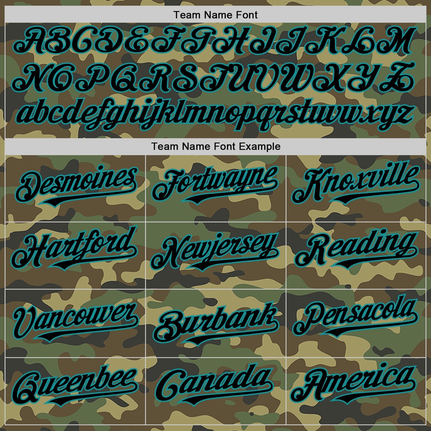 Custom Camo Black-Teal Bomber Full-Snap Varsity Letterman Salute To Service Hoodie Jacket view 4