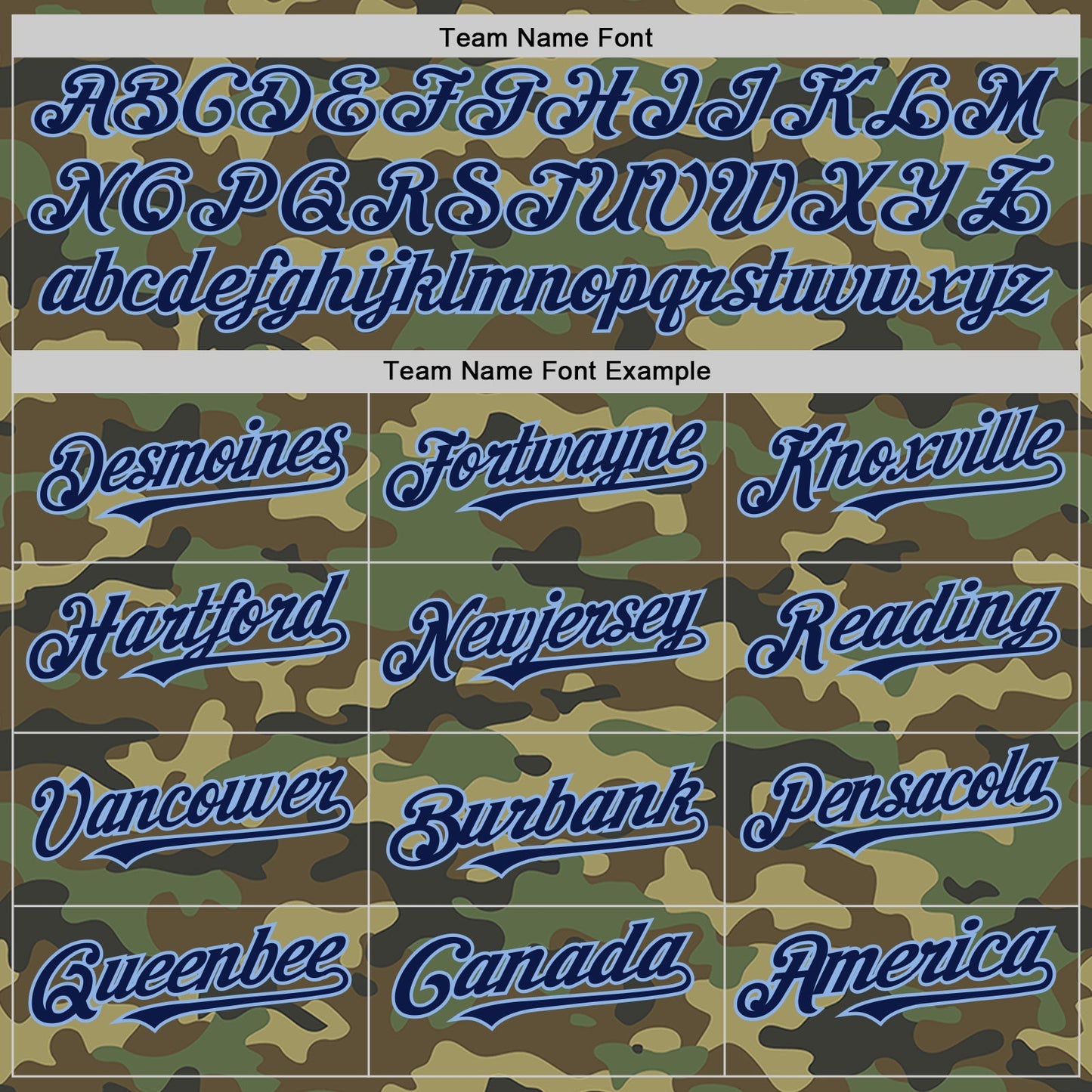 Custom Camo Navy-Light Blue Bomber Full-Snap Varsity Letterman Salute To Service Hoodie Jacket view 4