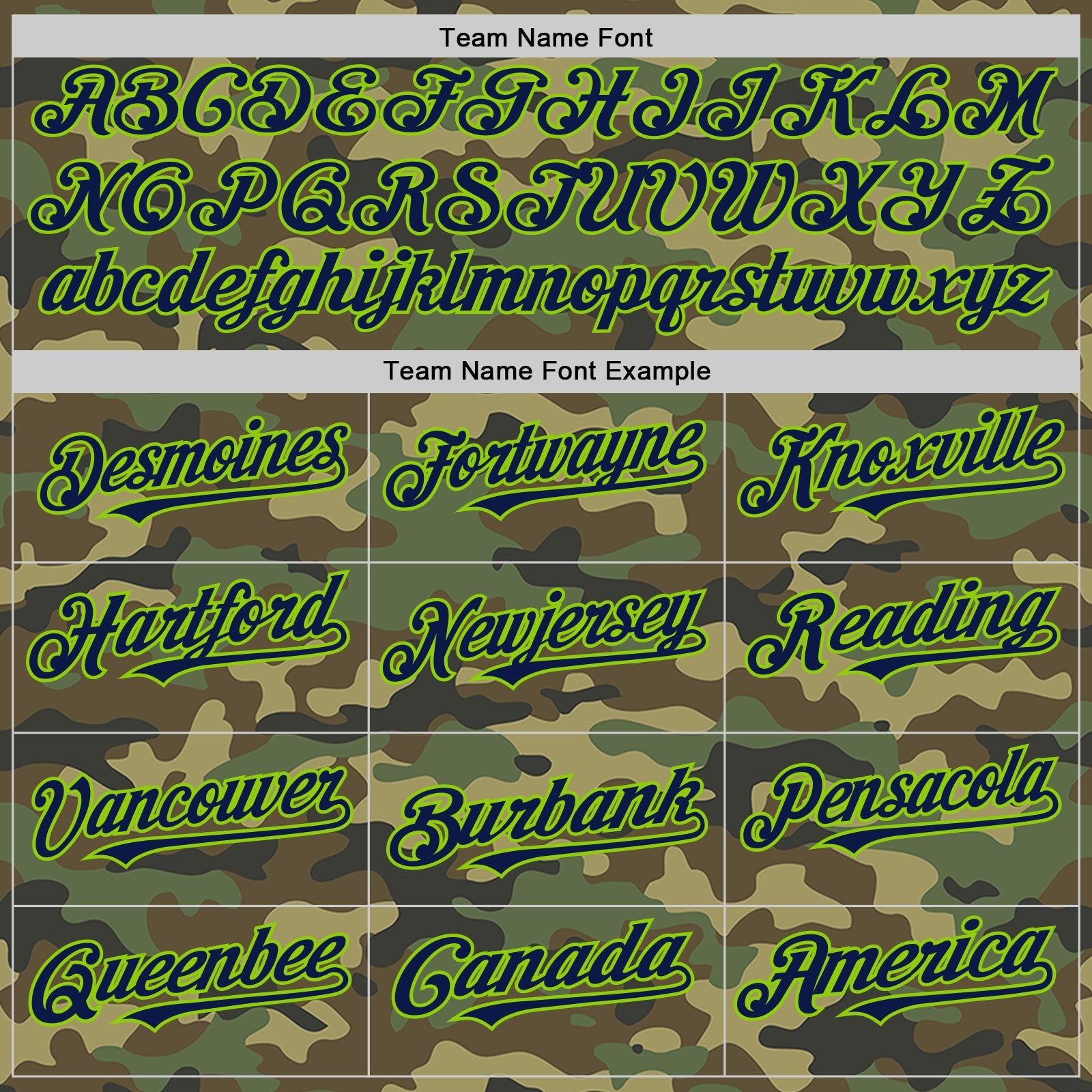 Custom Camo Navy-Neon Green Bomber Full-Snap Varsity Letterman Salute To Service Hoodie Jacket view 4