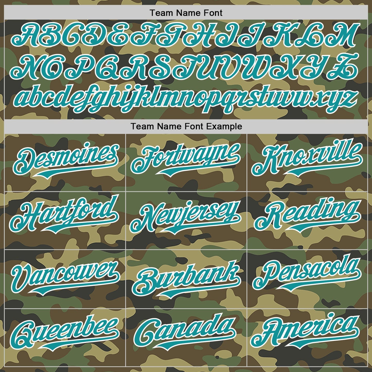 Custom Camo Teal-White Bomber Full-Snap Varsity Letterman Salute To Service Hoodie Jacket view 4