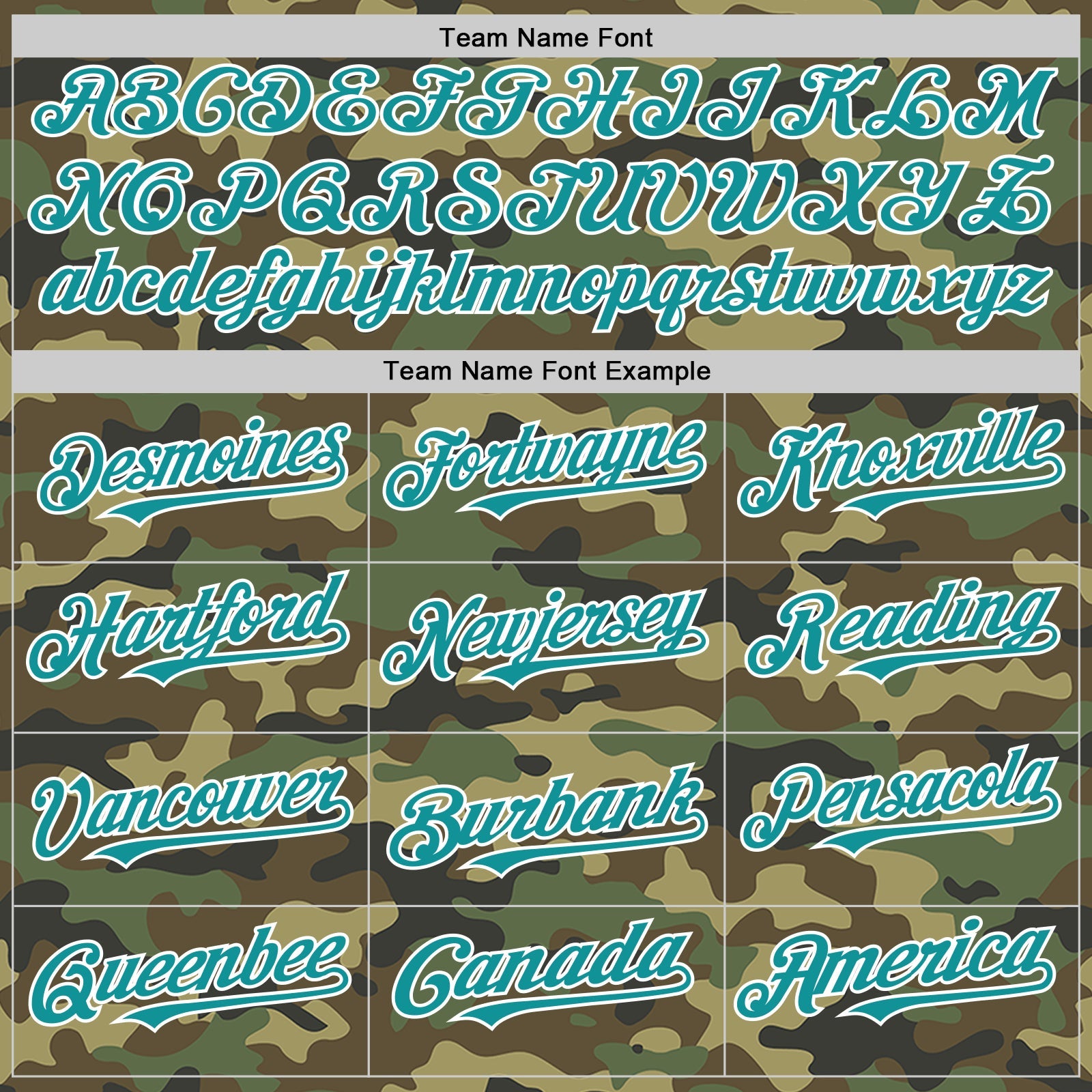 Custom Camo Teal-White Bomber Full-Snap Varsity Letterman Salute To Service Hoodie Jacket view 4