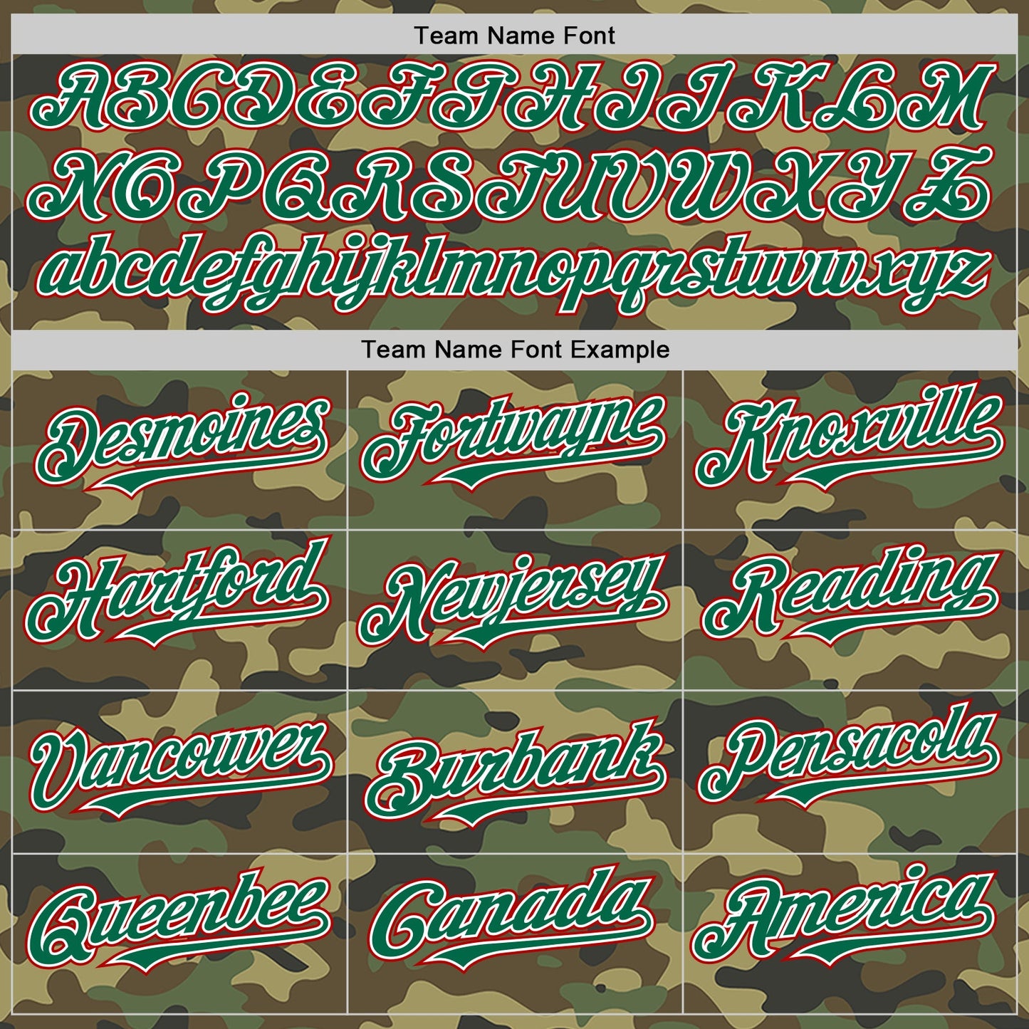 Custom Camo Kelly Green-Red Bomber Full-Snap Varsity Letterman Salute To Service Hoodie Jacket view 4