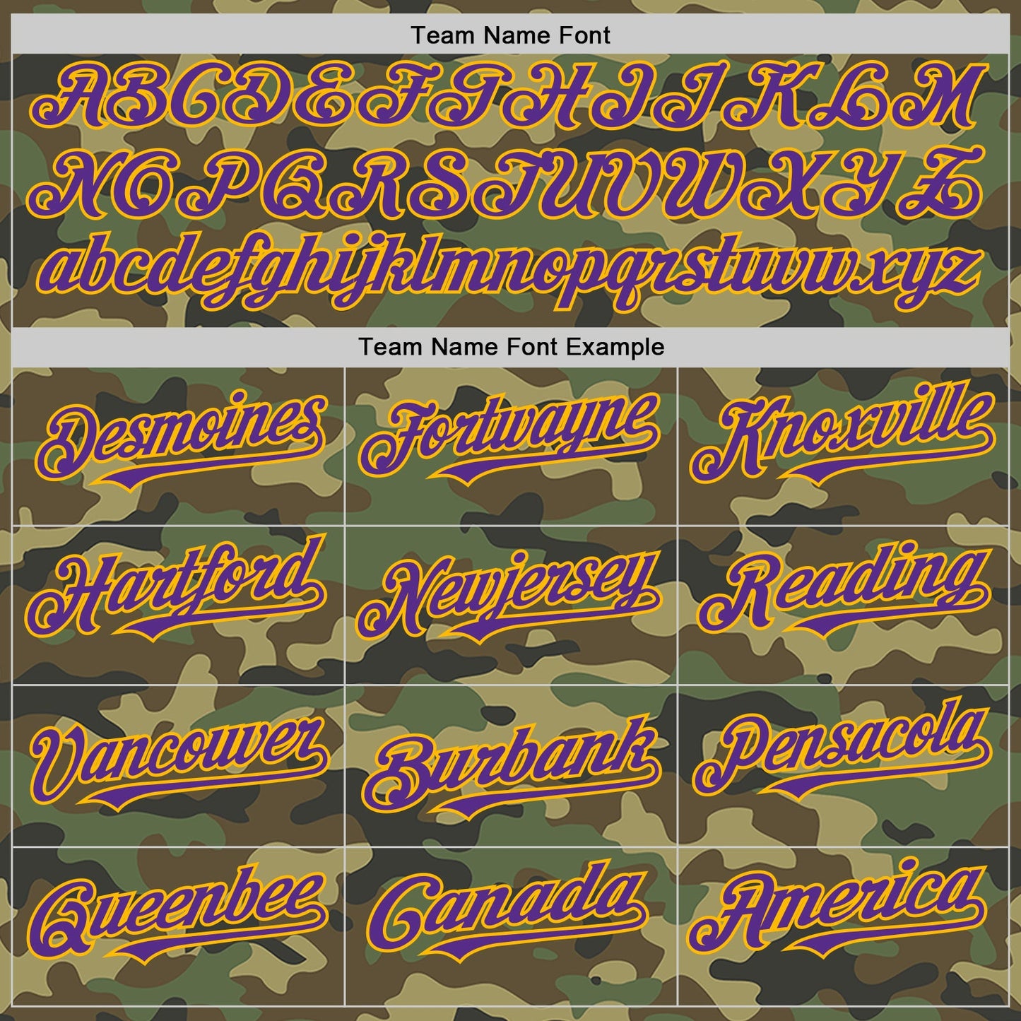 Custom Camo Purple-Gold Bomber Full-Snap Varsity Letterman Salute To Service Hoodie Jacket view 4