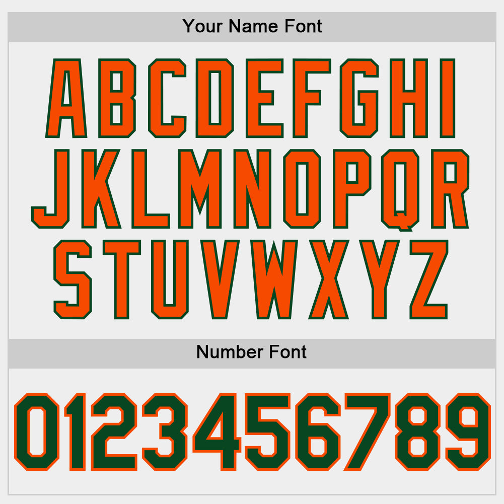 Custom White Green-Orange Bomber Full-Snap Varsity Letterman Two Tone Hoodie Jacket view 5