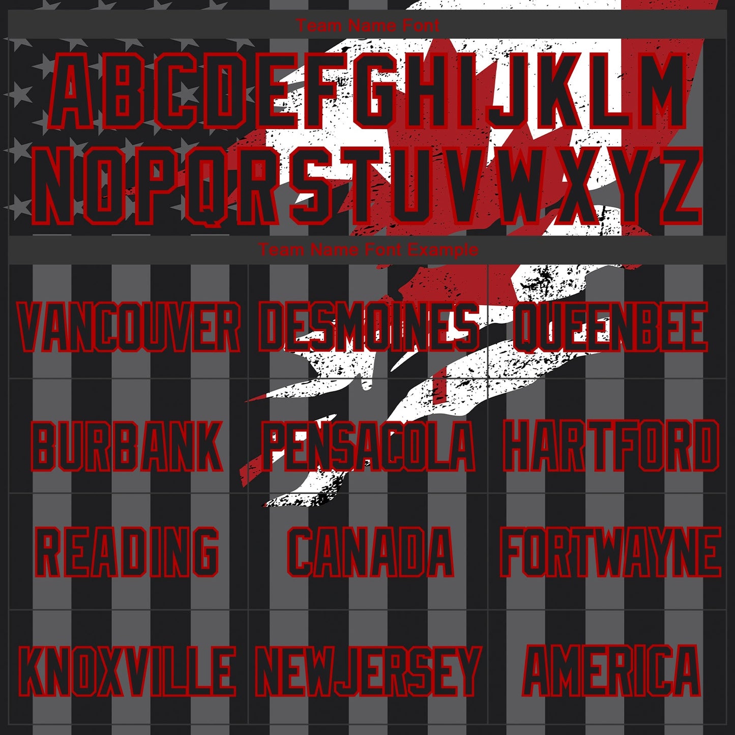 Custom Black Red-Gray Canada Canadian Flag 3D Bomber Full-Snap Varsity Letterman Hoodie Jacket view 4