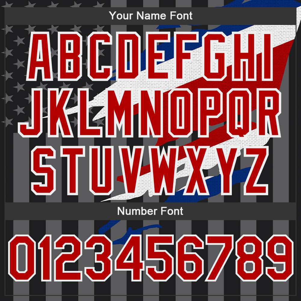Custom Black Red-Gray Costa Rica Costa Rican Flag 3D Bomber Full-Snap Varsity Letterman Hoodie Jacket view 5