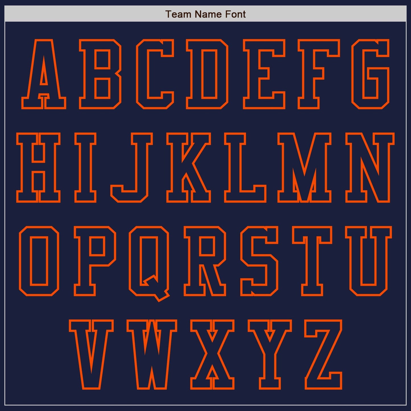 Custom Navy Orange Bomber Varsity Letterman Zipper Jacket view 5