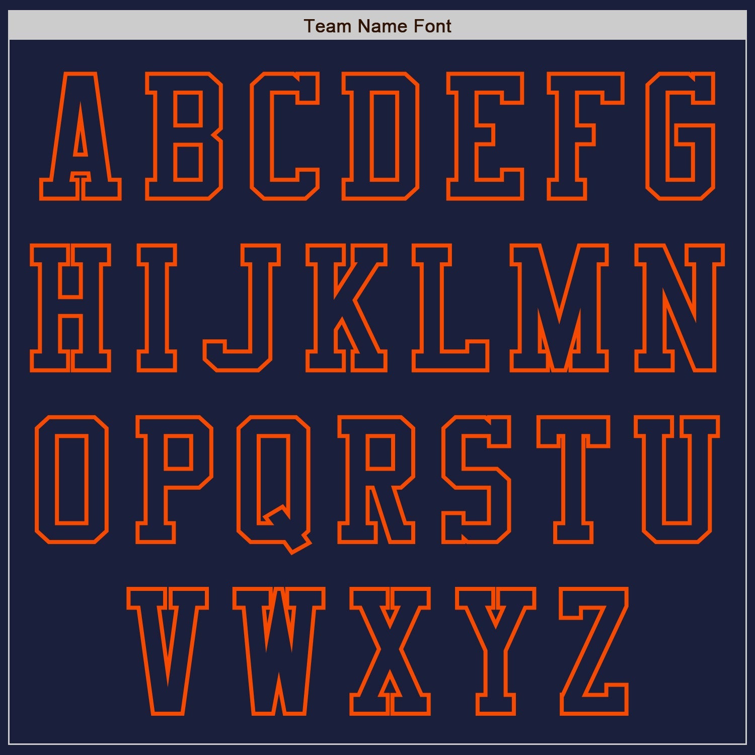 Custom Navy Orange Bomber Varsity Letterman Zipper Jacket view 5