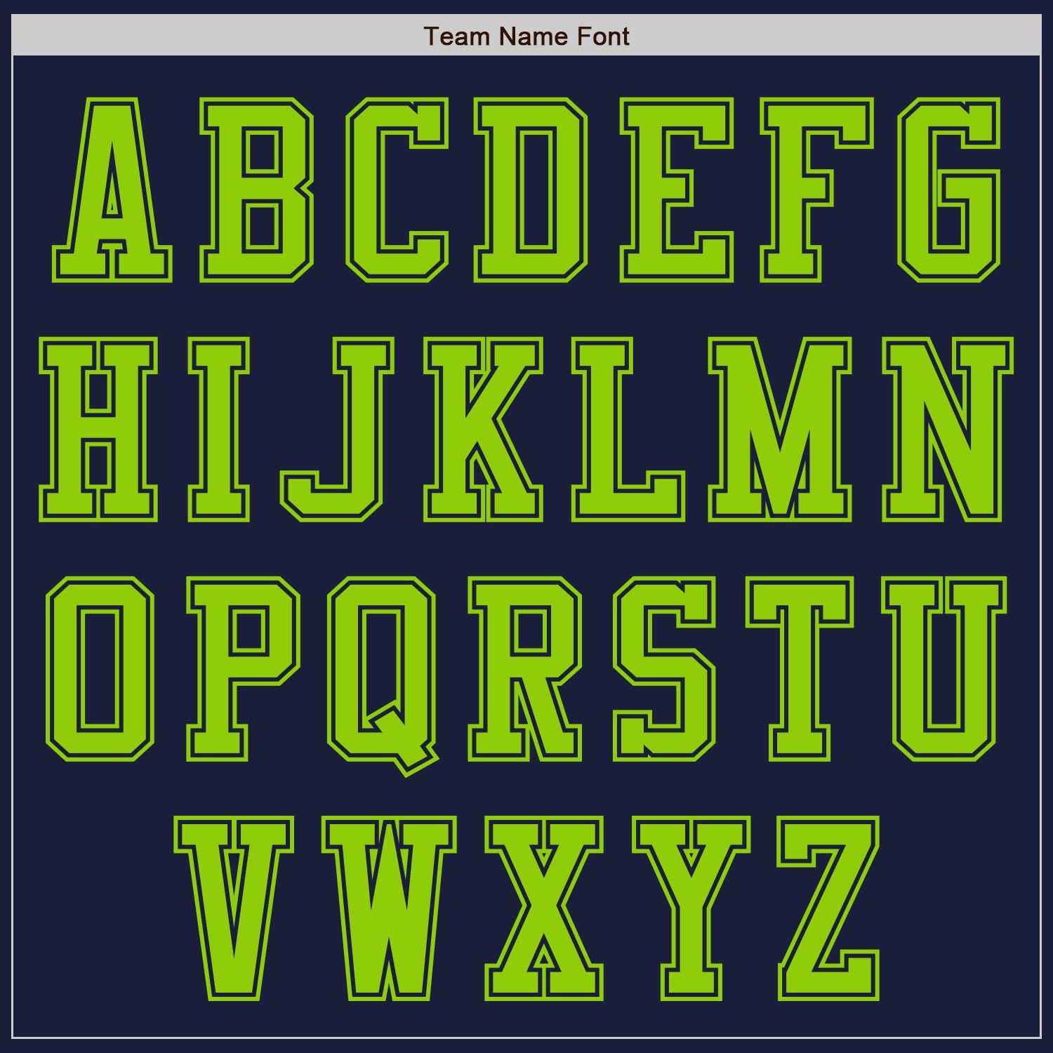 Custom Navy Neon Green Bomber Varsity Letterman Zipper Jacket view 5