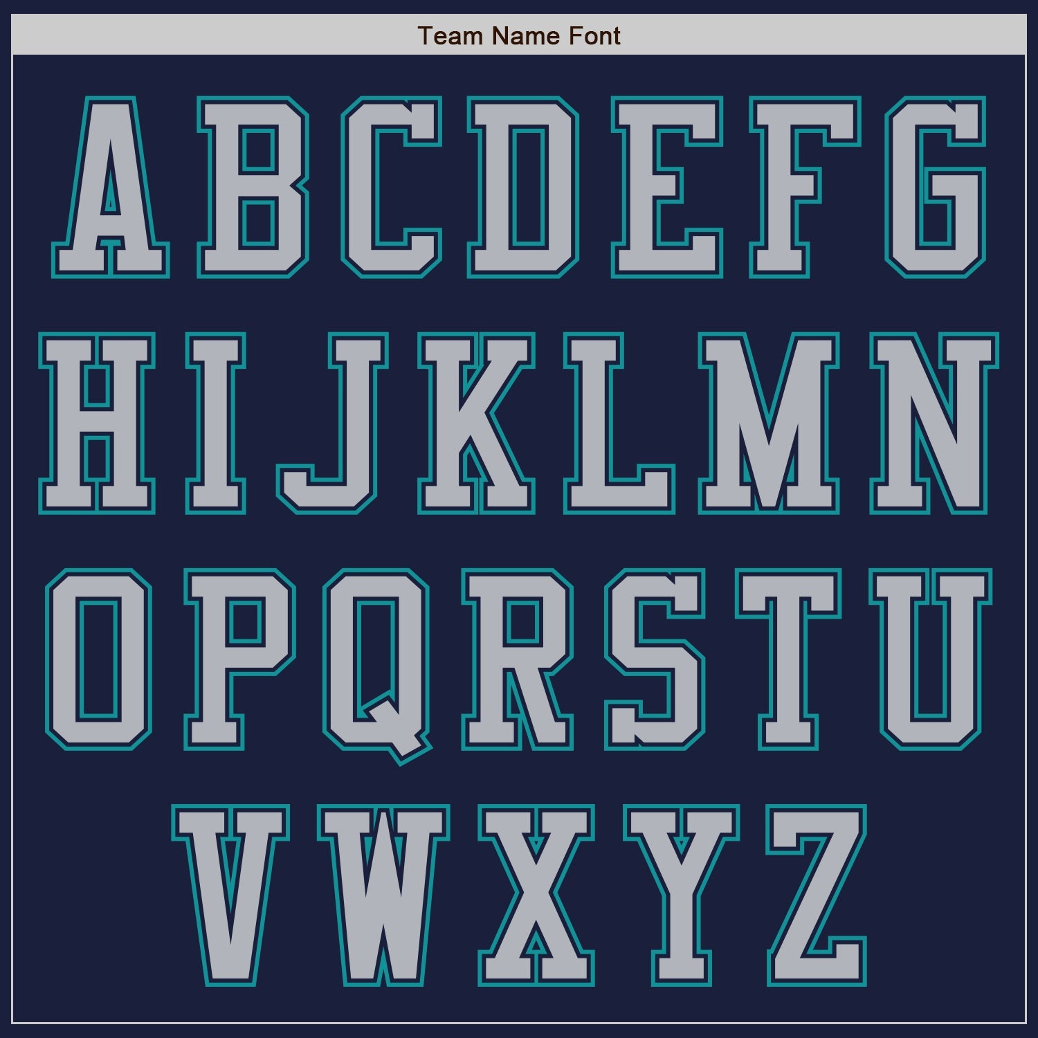 Custom Navy Gray-Teal Bomber Varsity Letterman Zipper Jacket view 5