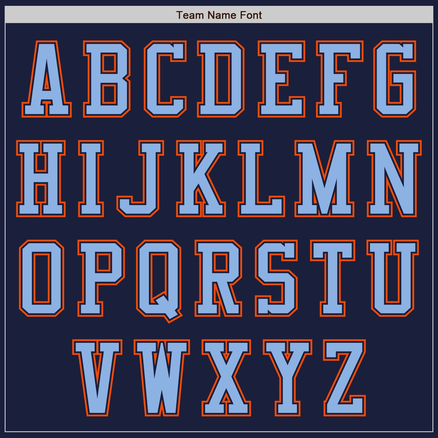Custom Navy Orange-Light Blue Bomber Varsity Letterman Two Tone Zipper Jacket view 5