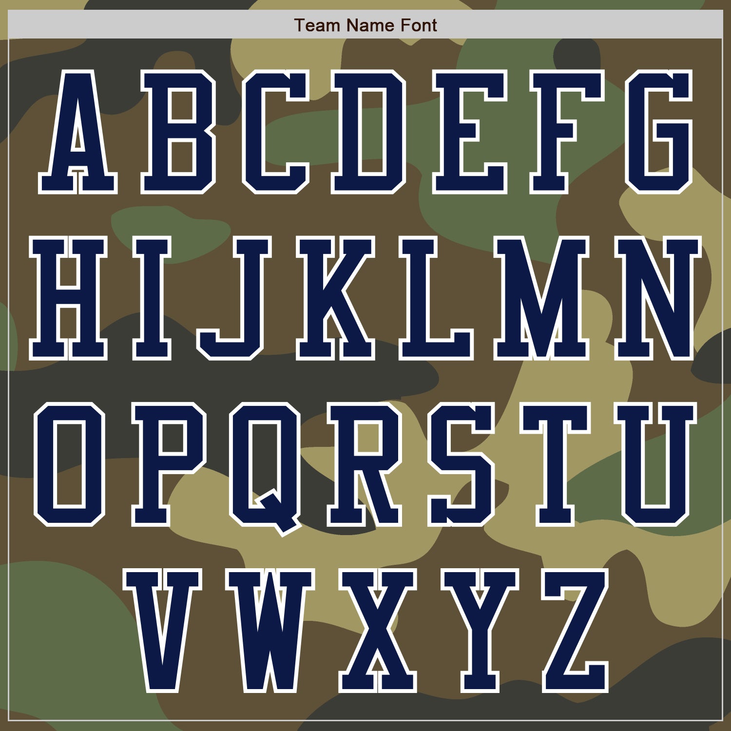 Custom Camo Navy-White Bomber Varsity Letterman Salute To Service Zipper Jacket view 5
