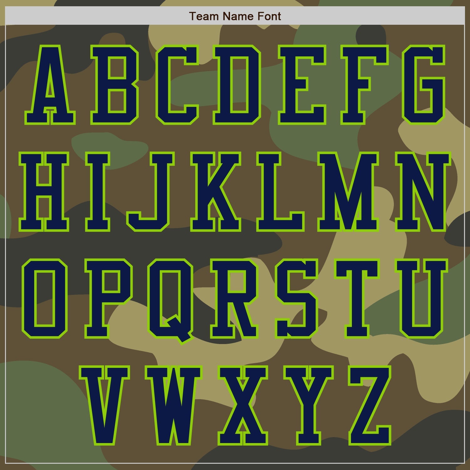 Custom Camo Navy-Neon Green Bomber Varsity Letterman Salute To Service Zipper Jacket view 5