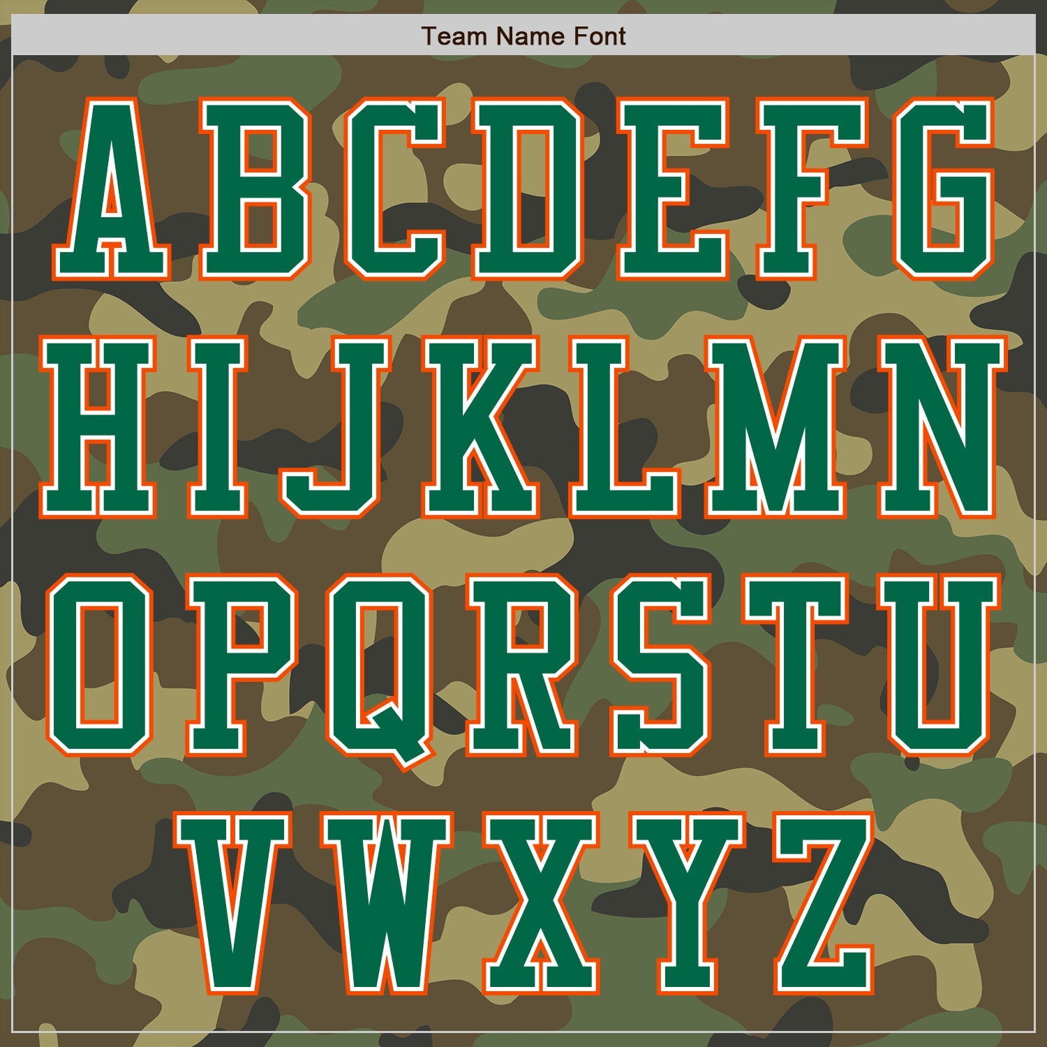 Custom Camo Kelly Green-Orange Bomber Varsity Letterman Salute To Service Zipper Jacket view 5