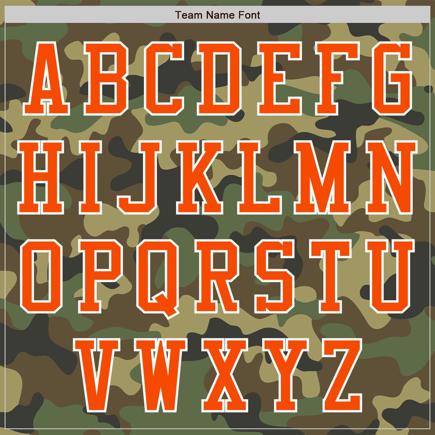 Custom Camo Orange-White Bomber Varsity Letterman Salute To Service Zipper Jacket view 5