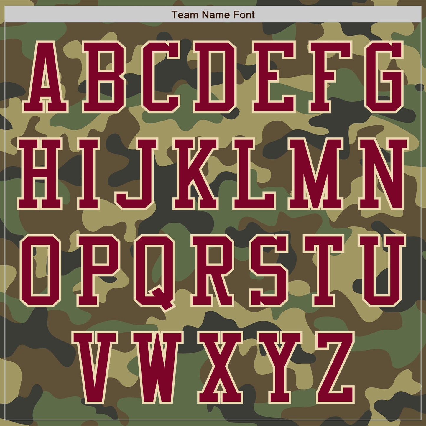 Custom Camo Maroon-Cream Bomber Varsity Letterman Salute To Service Zipper Jacket view 5