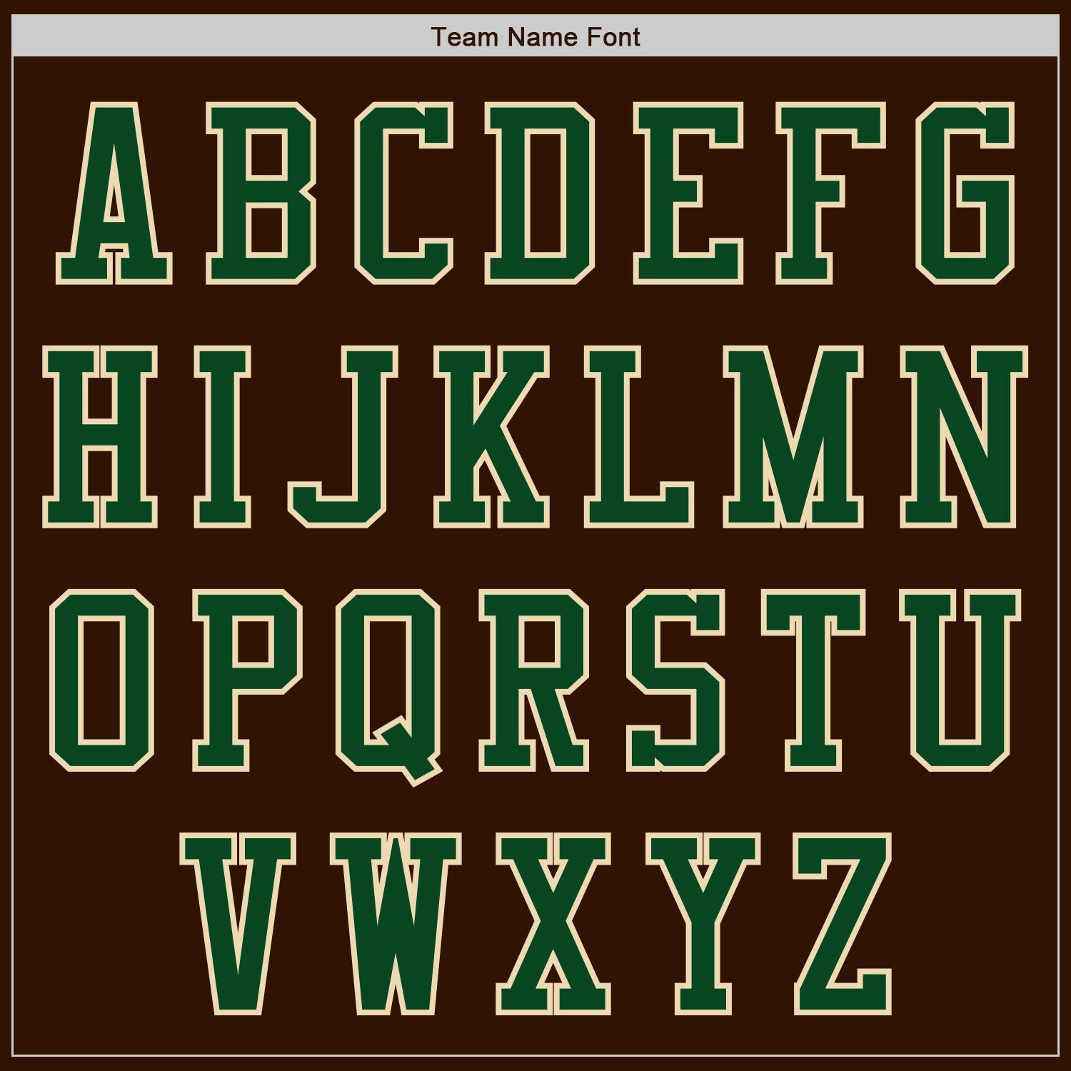 Custom Brown Green-Cream Bomber Varsity Letterman Zipper Jacket view 5