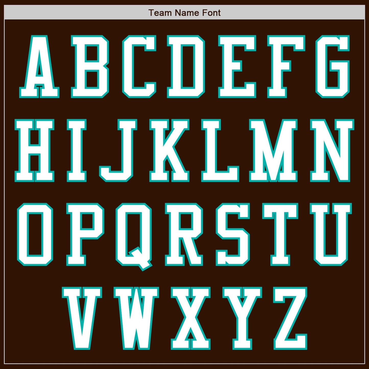 Custom Brown White-Aqua Bomber Varsity Letterman Zipper Jacket view 5
