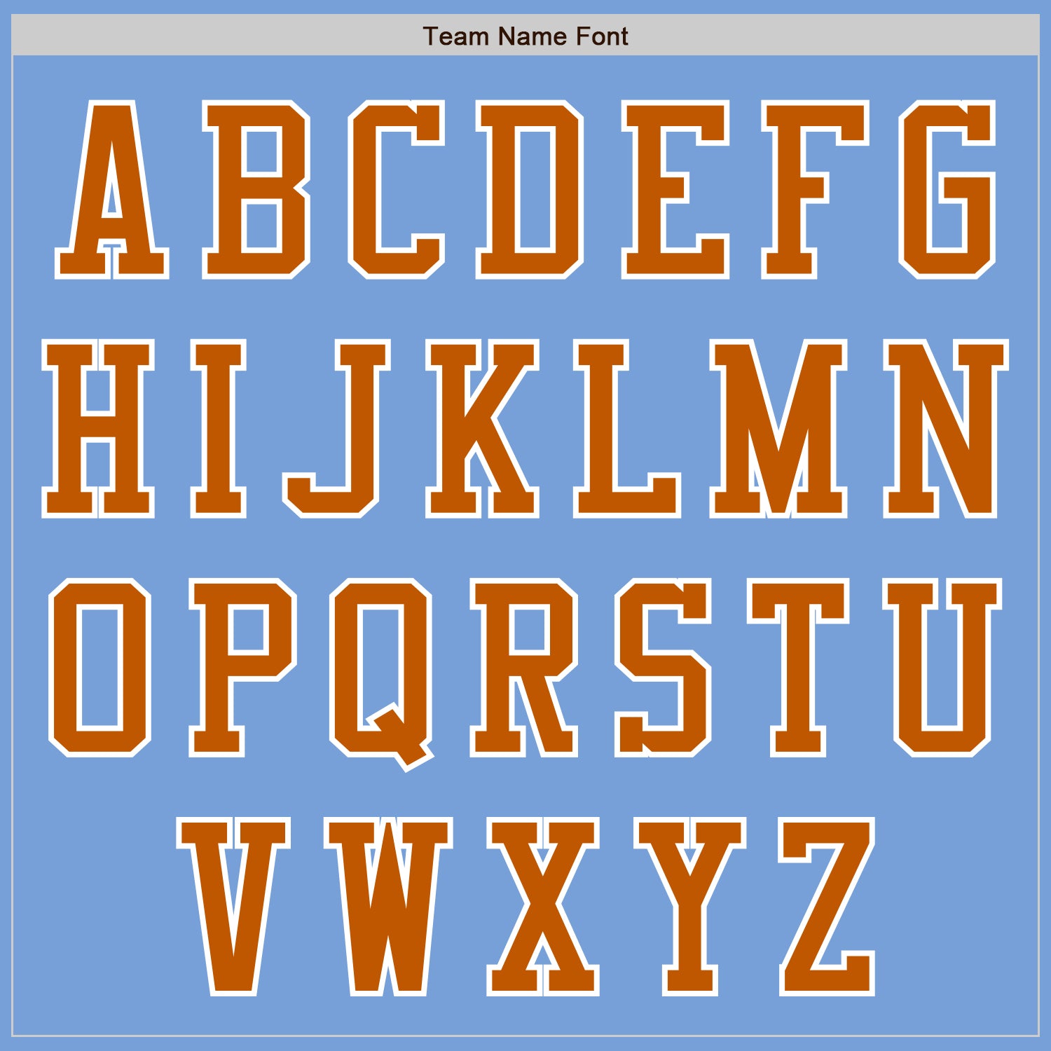 Custom Light Blue White-Texas Orange Bomber Varsity Letterman Two Tone Zipper Jacket view 5