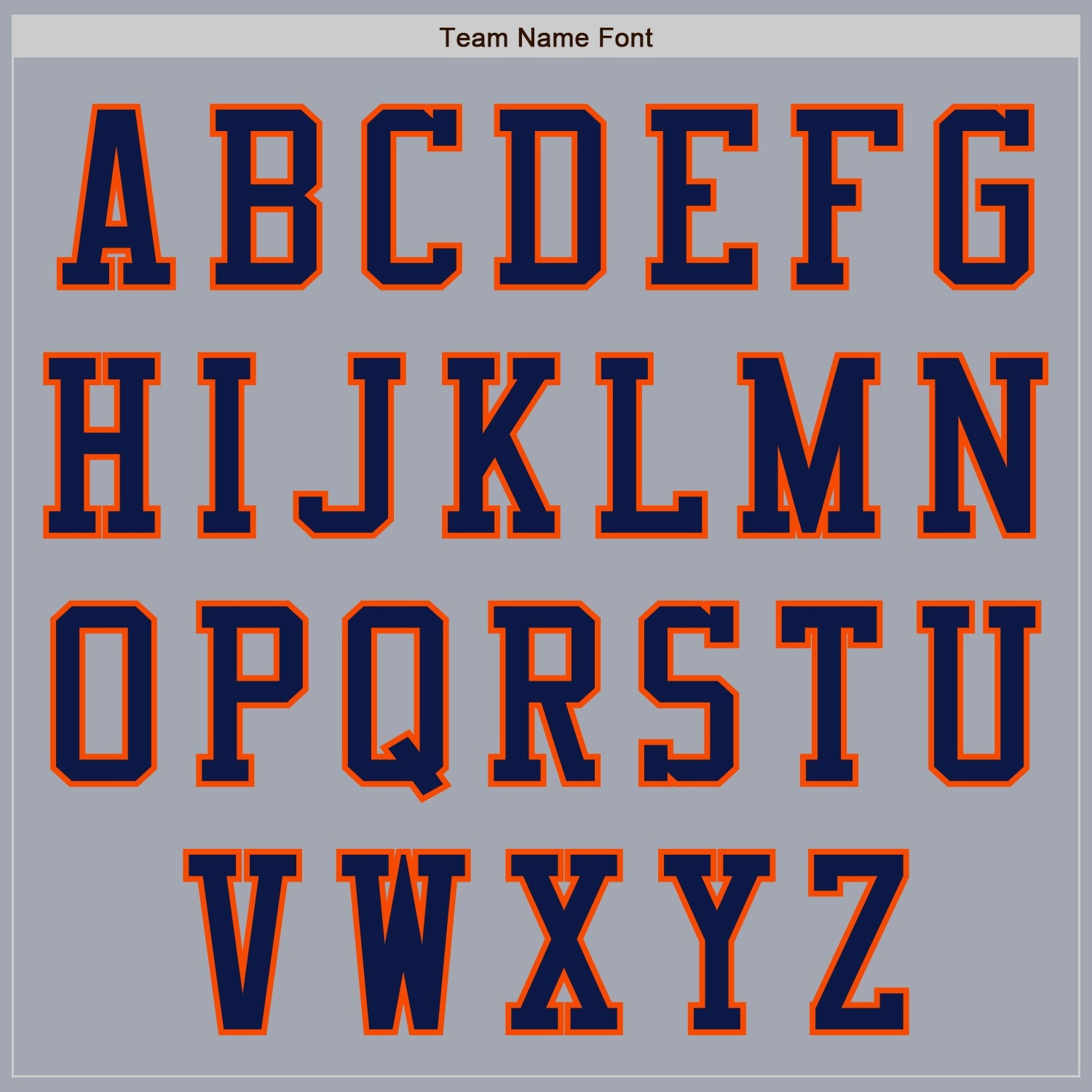 Custom Gray Navy-Orange Bomber Varsity Letterman Zipper Jacket view 5