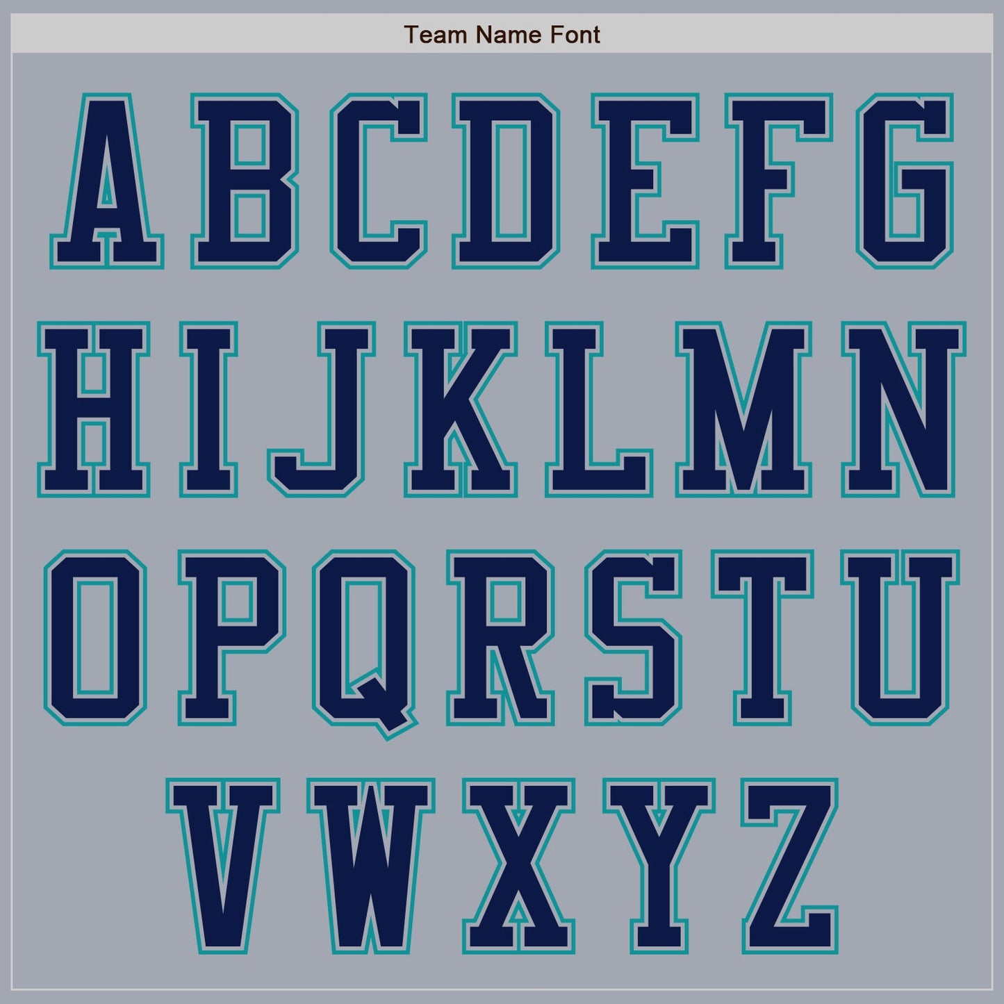 Custom Gray Navy-Teal Varsity Letterman Two Tone Zipper Jacket view 5