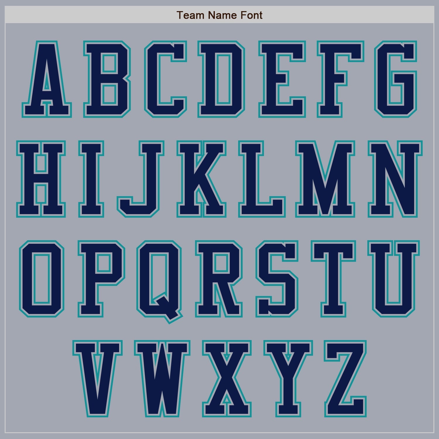 Custom Gray Navy-Teal Varsity Letterman Two Tone Zipper Jacket view 5