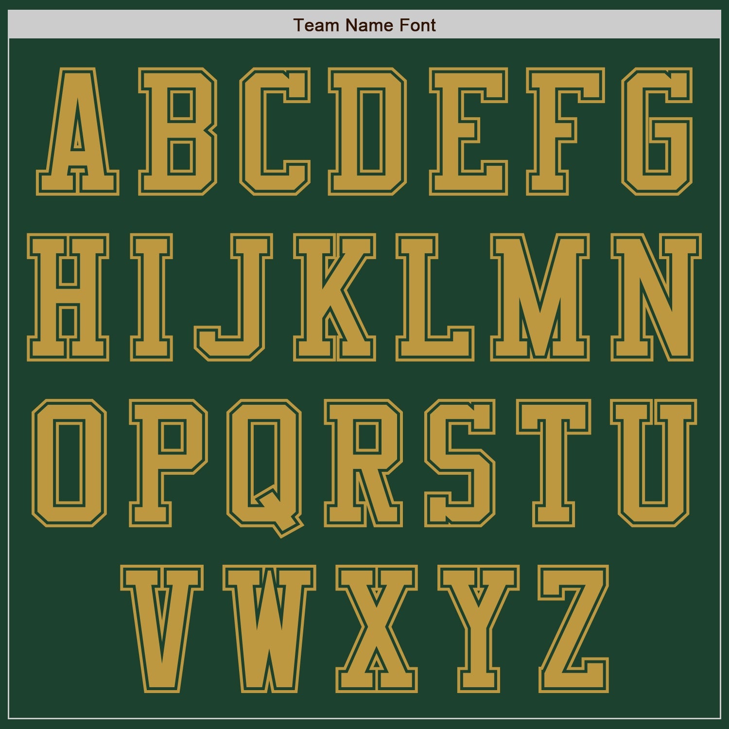 Custom Green Old Gold Bomber Varsity Letterman Zipper Jacket view 5