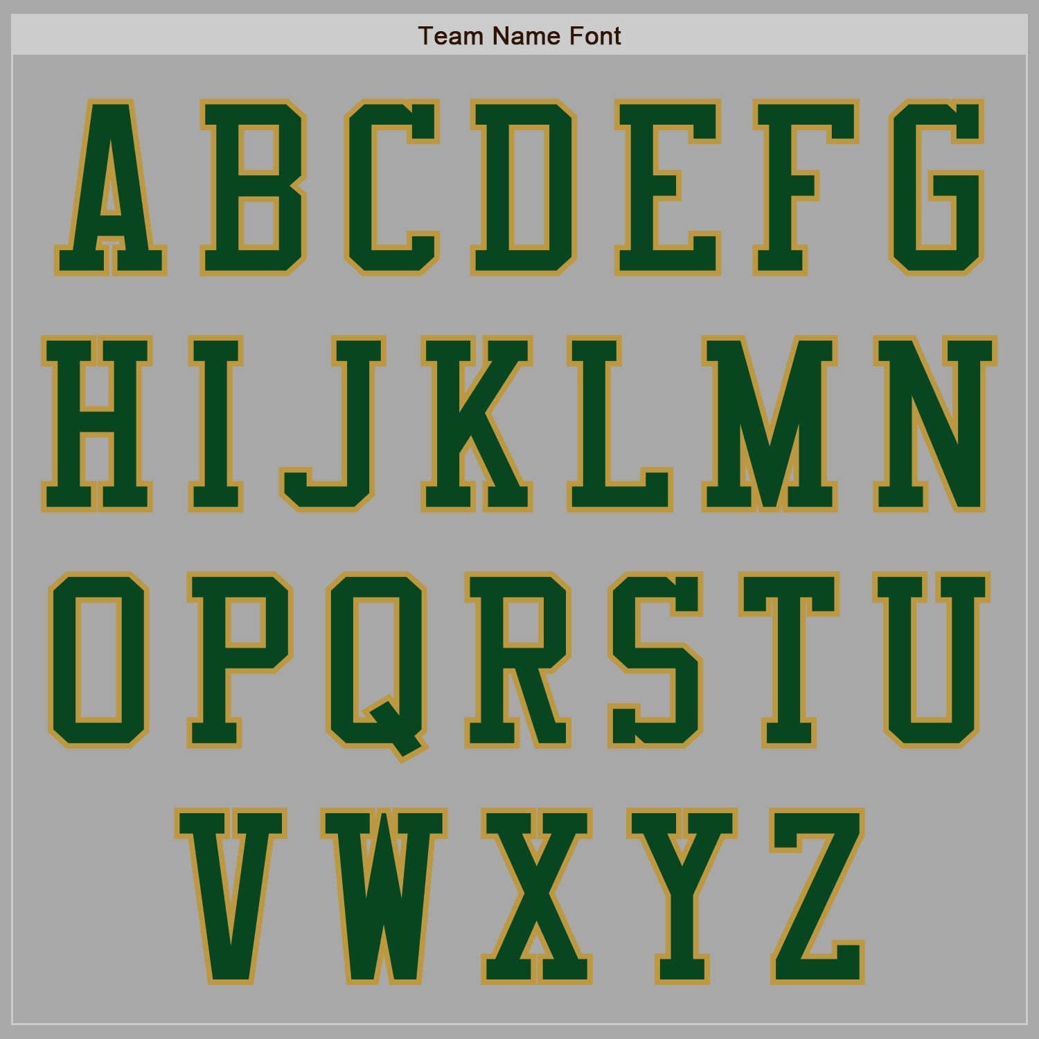 Custom Gray Green-Old Gold Bomber Varsity Letterman Zipper Jacket view 5