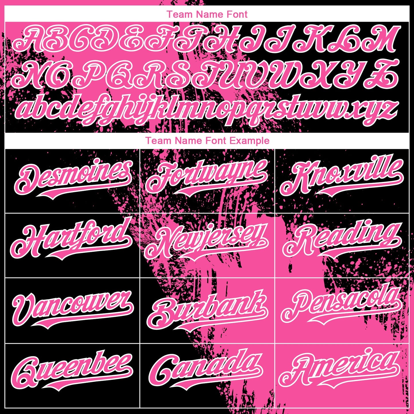 Custom Black Pink-White Abstract Brush Stroke 3D Pattern Design Bomber Full-Snap Varsity Letterman Hoodie Jacket view 5