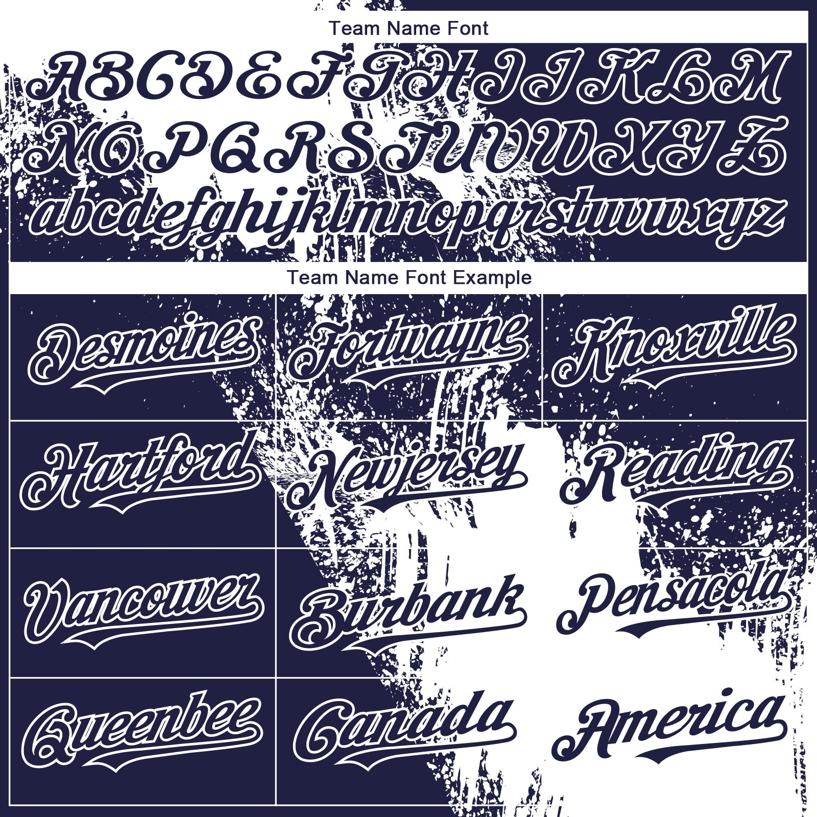 Custom Navy White Abstract Brush Stroke 3D Pattern Design Bomber Full-Snap Varsity Letterman Hoodie Jacket view 5