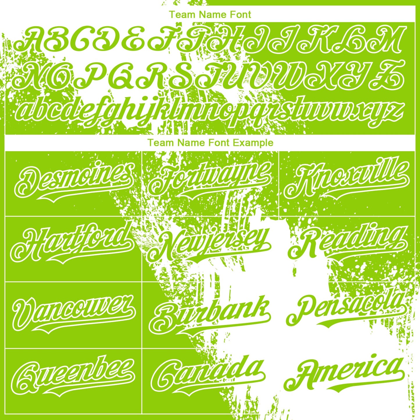 Custom Neon Green White Abstract Brush Stroke 3D Pattern Design Bomber Full-Snap Varsity Letterman Hoodie Jacket view 5