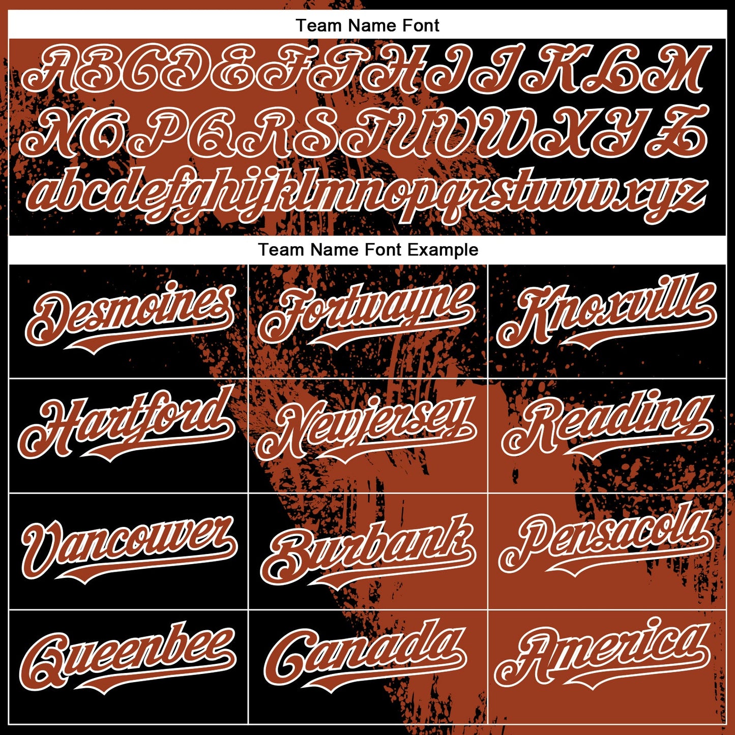 Custom Black Texas Orange-White Abstract Brush Stroke 3D Pattern Design Bomber Full-Snap Varsity Letterman Hoodie Jacket view 5
