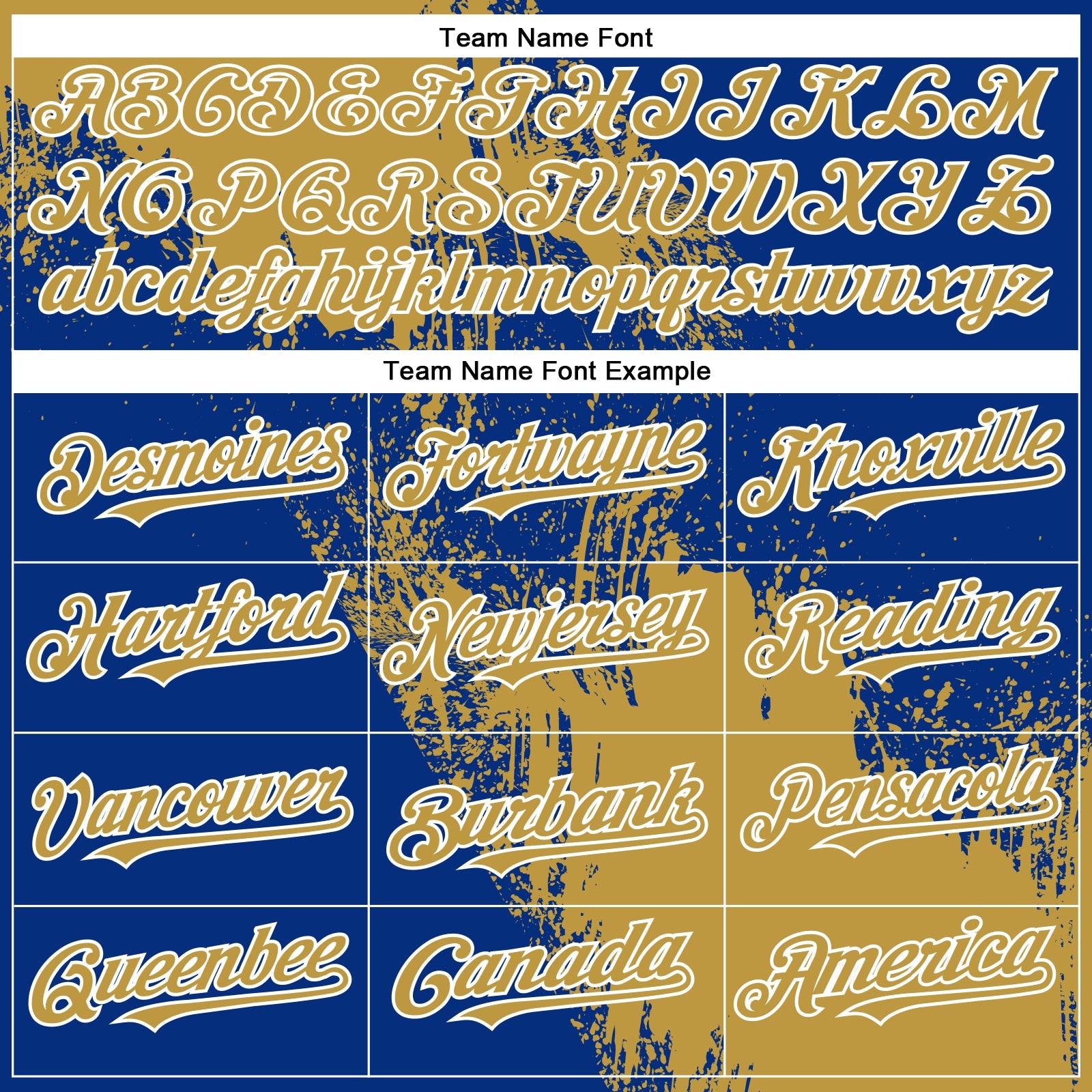 Custom Royal Old Gold-White Abstract Brush Stroke 3D Pattern Design Bomber Full-Snap Varsity Letterman Hoodie Jacket view 5