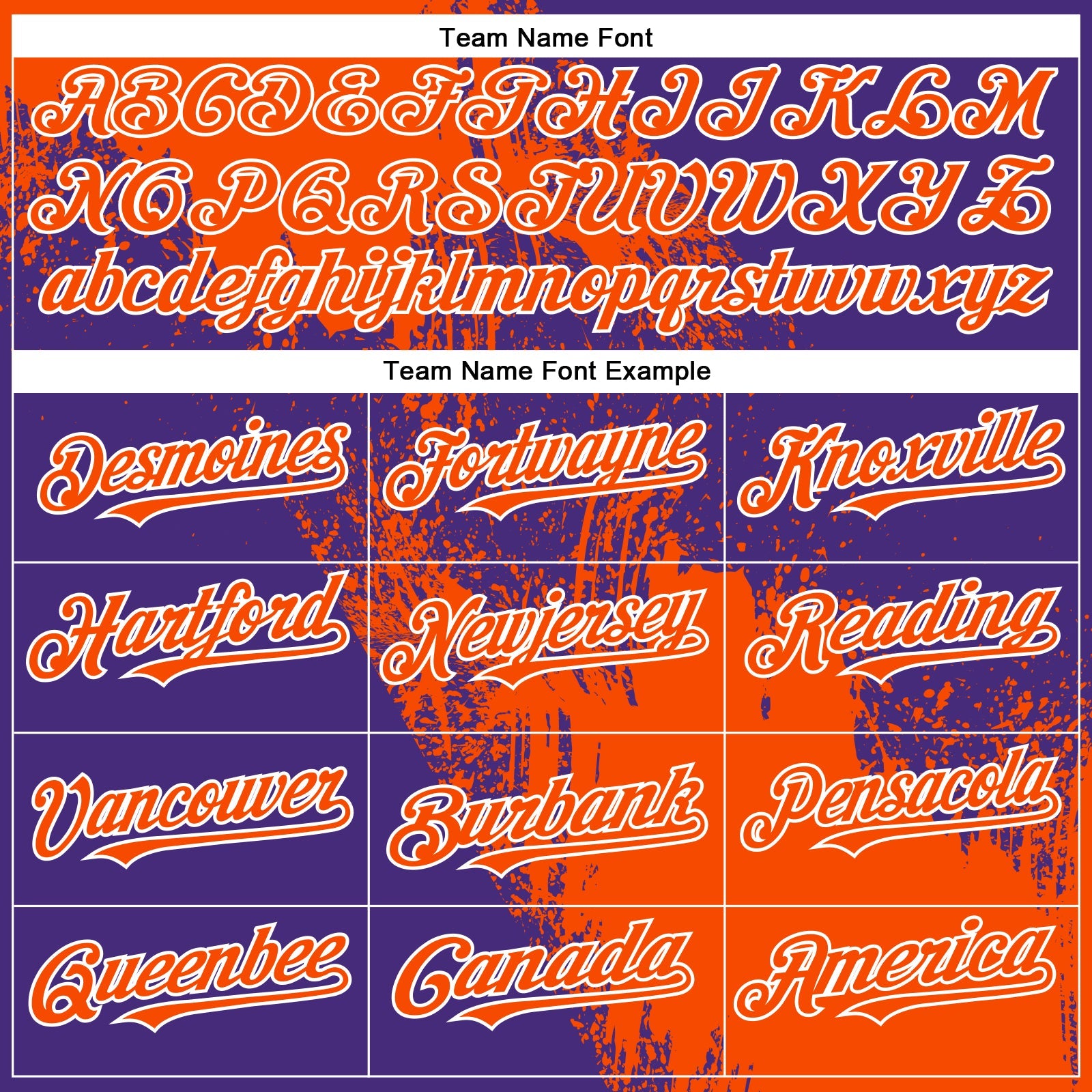 Custom Purple Orange-White Abstract Brush Stroke 3D Pattern Design Bomber Full-Snap Varsity Letterman Hoodie Jacket view 5