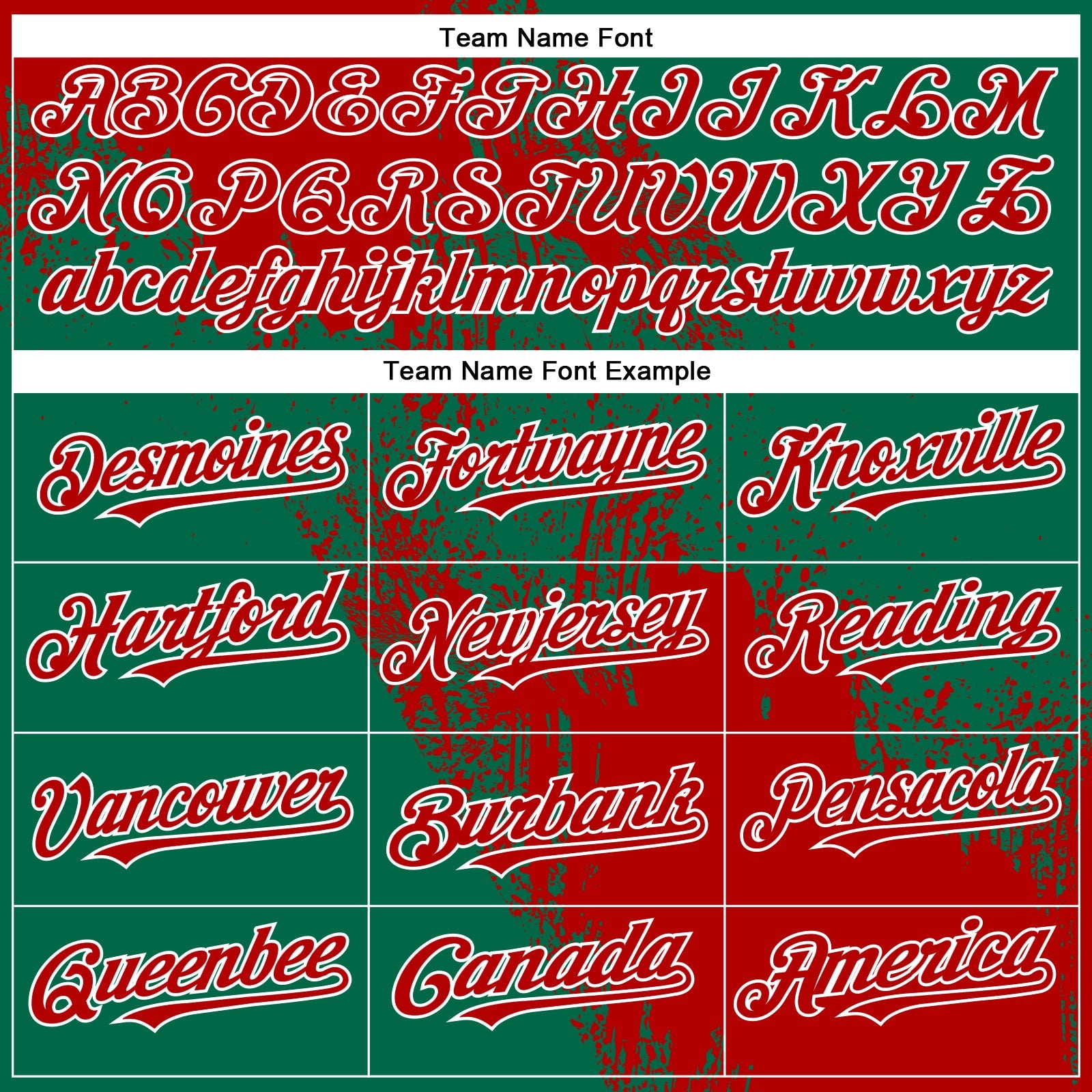 Custom Kelly Green Red-White Abstract Brush Stroke 3D Pattern Design Bomber Full-Snap Varsity Letterman Hoodie Jacket view 5