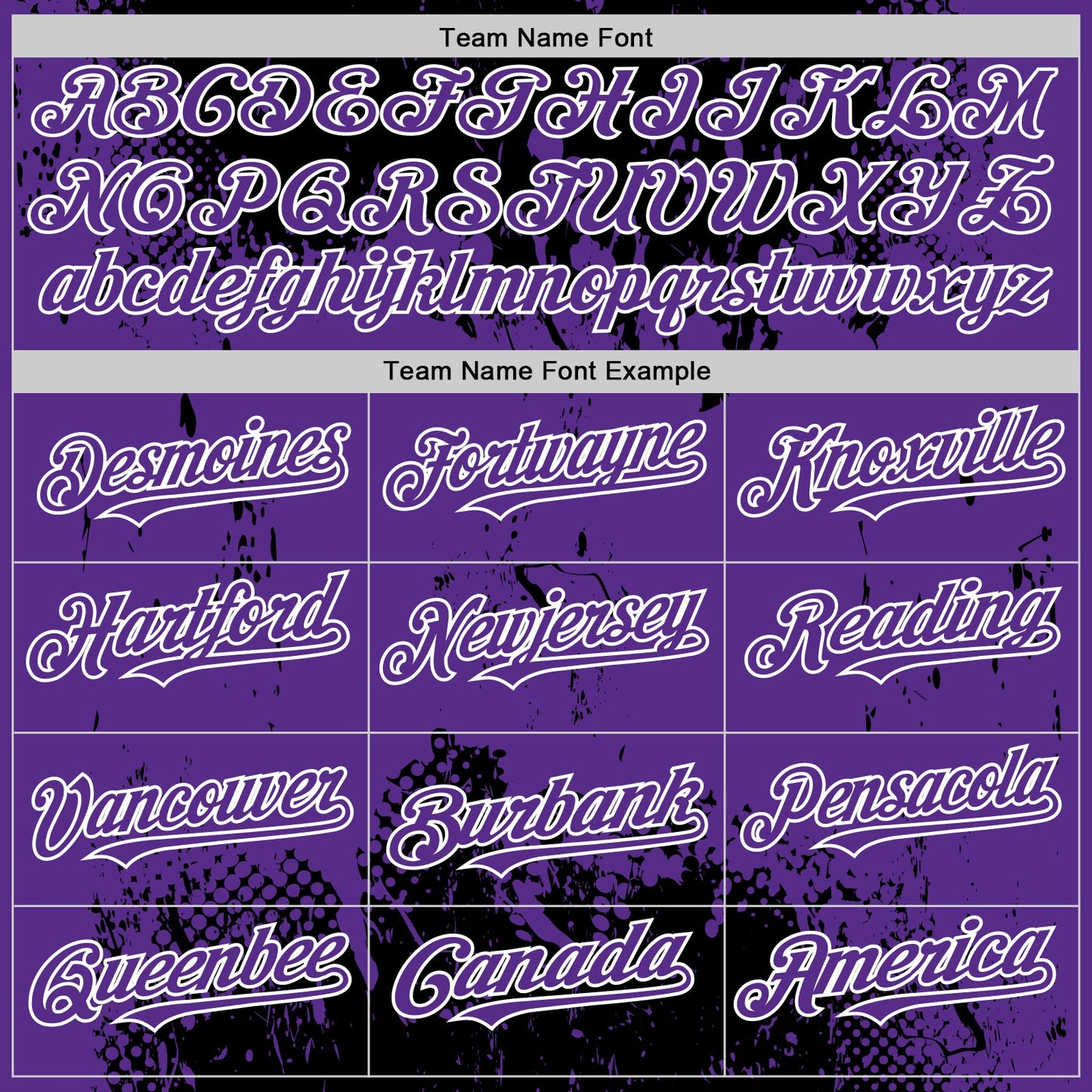 Custom Black Purple-White Splash Art 3D Pattern Design Bomber Full-Snap Varsity Letterman Hoodie Jacket view 5