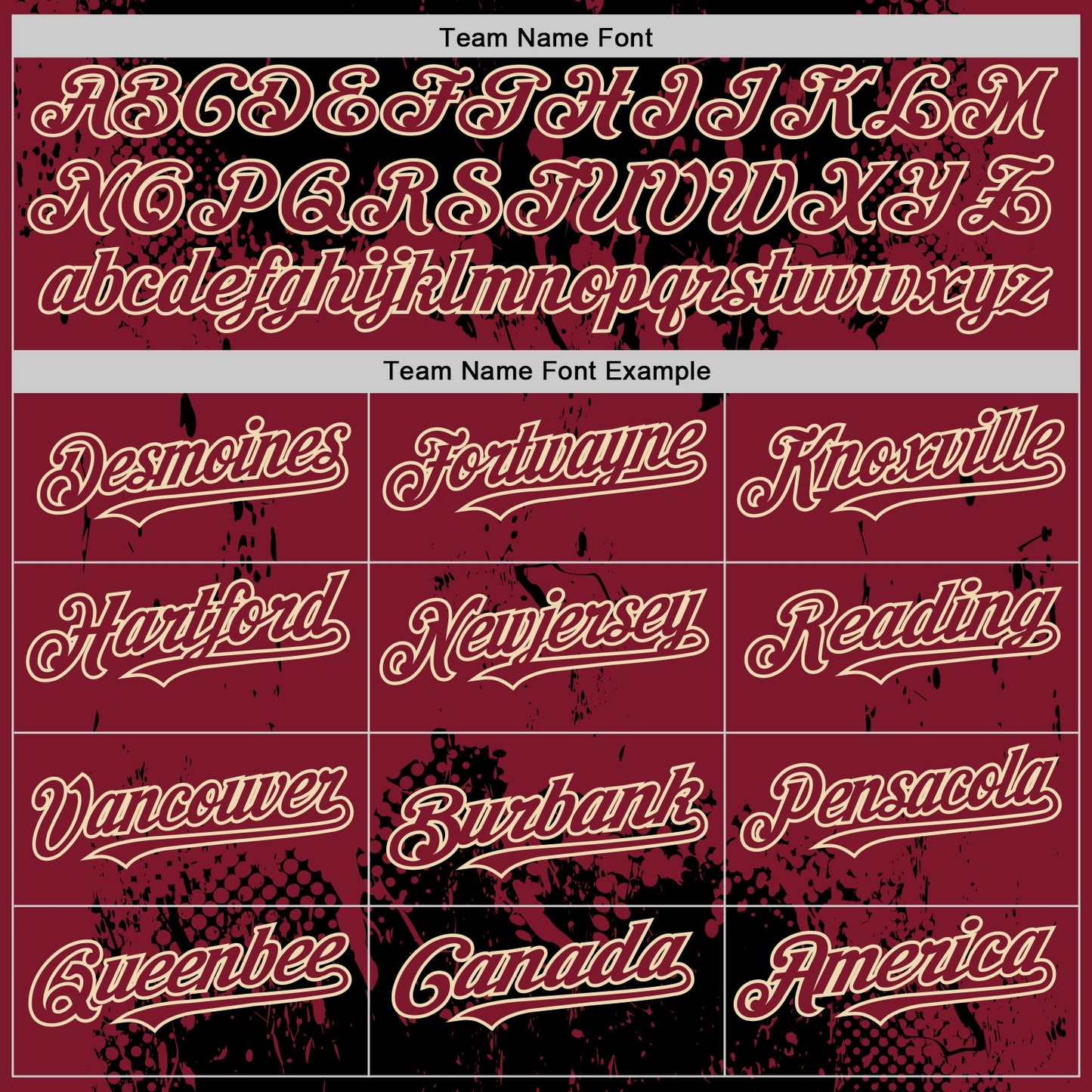 Custom Black Crimson-Cream Splash Art 3D Pattern Design Bomber Full-Snap Varsity Letterman Hoodie Jacket view 5