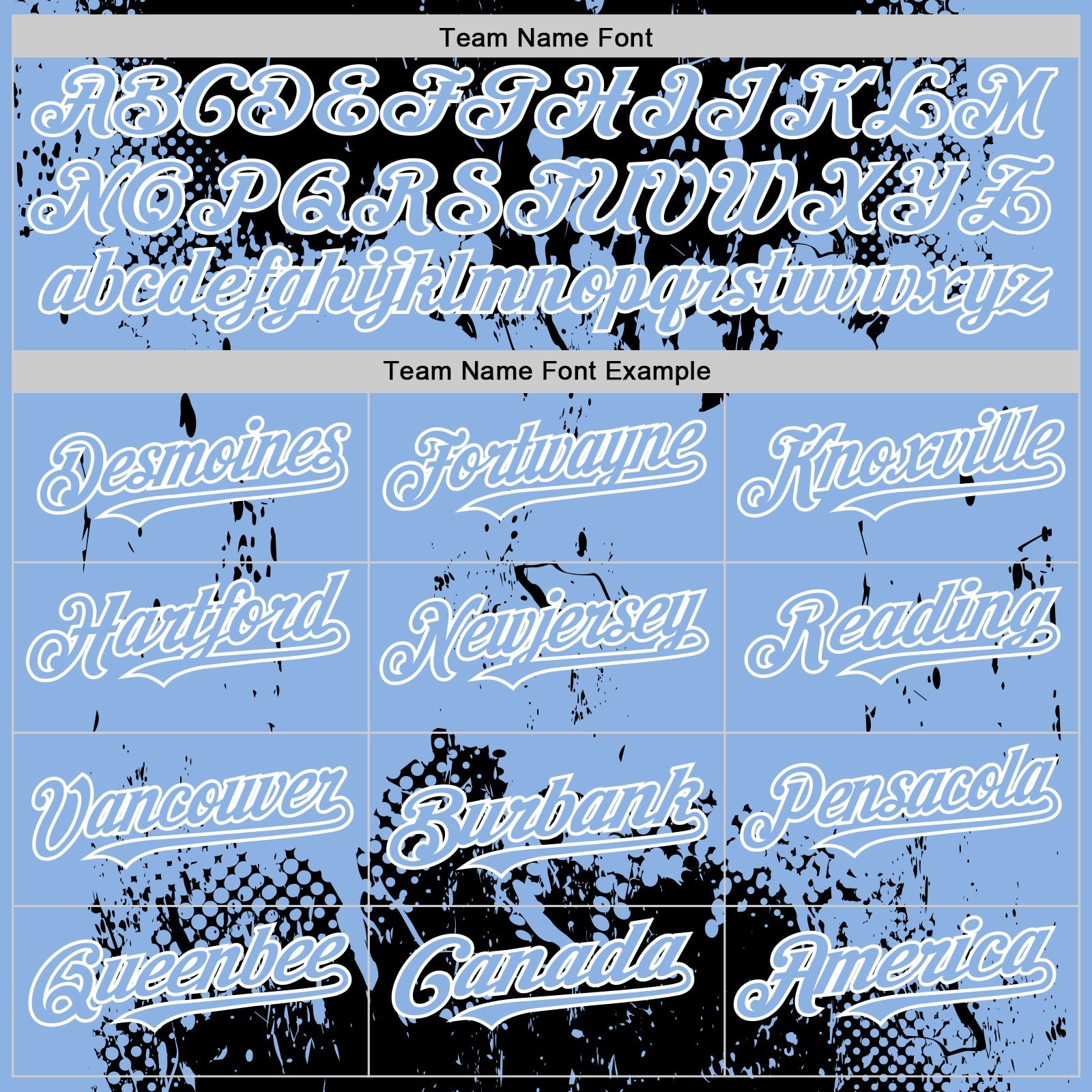 Custom Black Light Blue-White Splash Art 3D Pattern Design Bomber Full-Snap Varsity Letterman Hoodie Jacket view 5