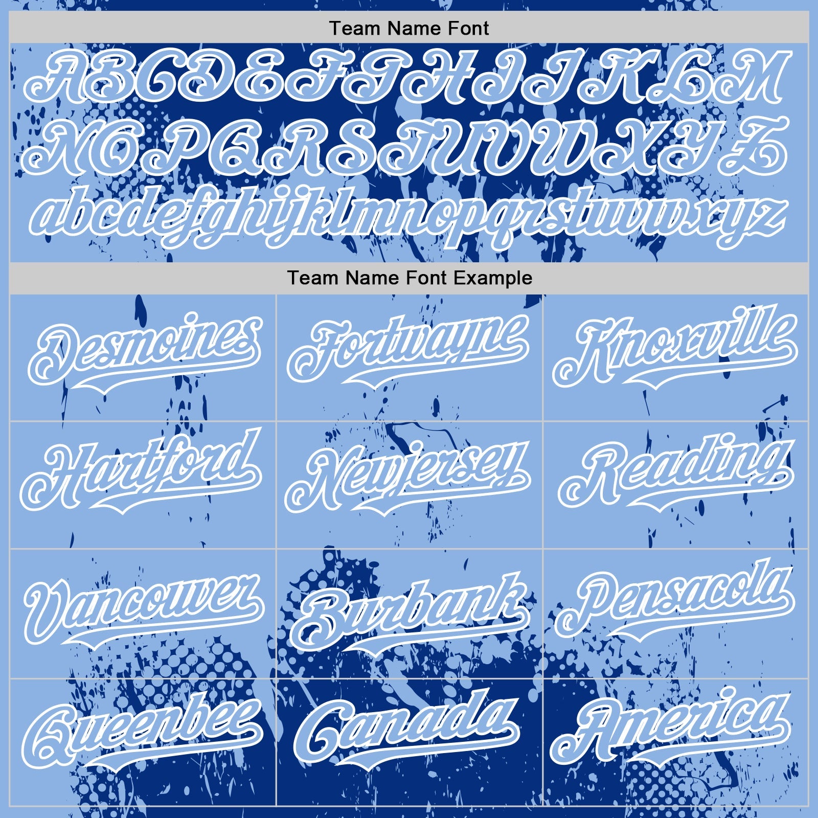 Custom Royal Light Blue-White Splash Art 3D Pattern Design Bomber Full-Snap Varsity Letterman Hoodie Jacket view 5